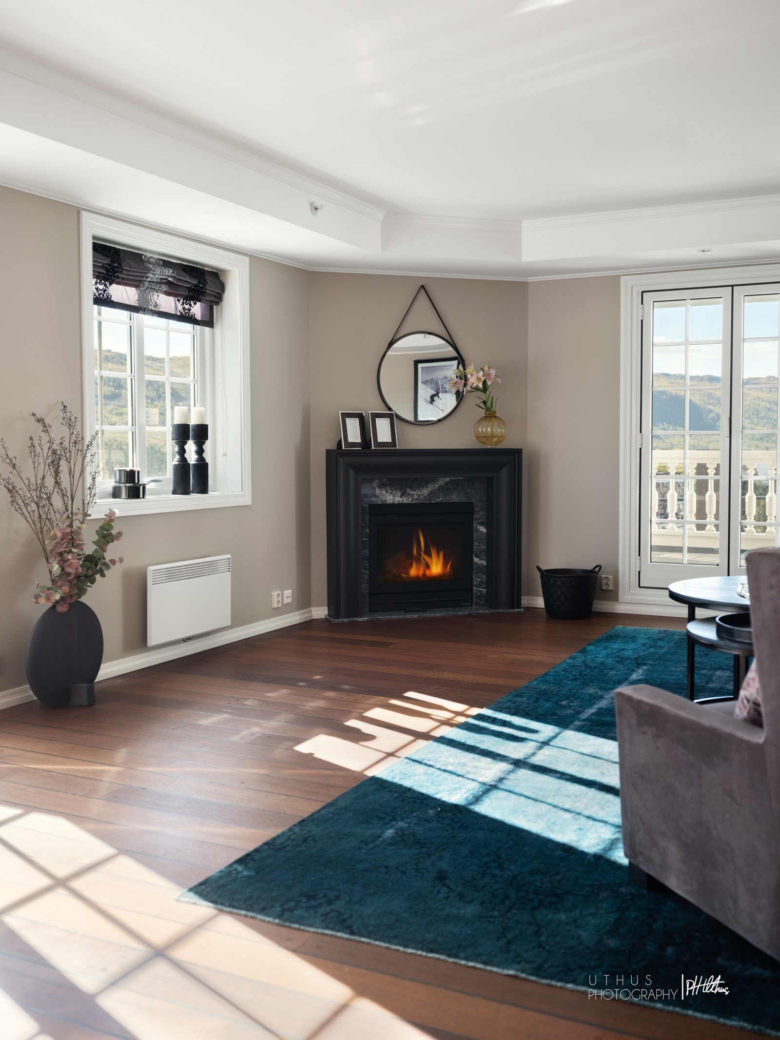 Gasspeis som både gir god varme og en lun atmosfære Galleribilde