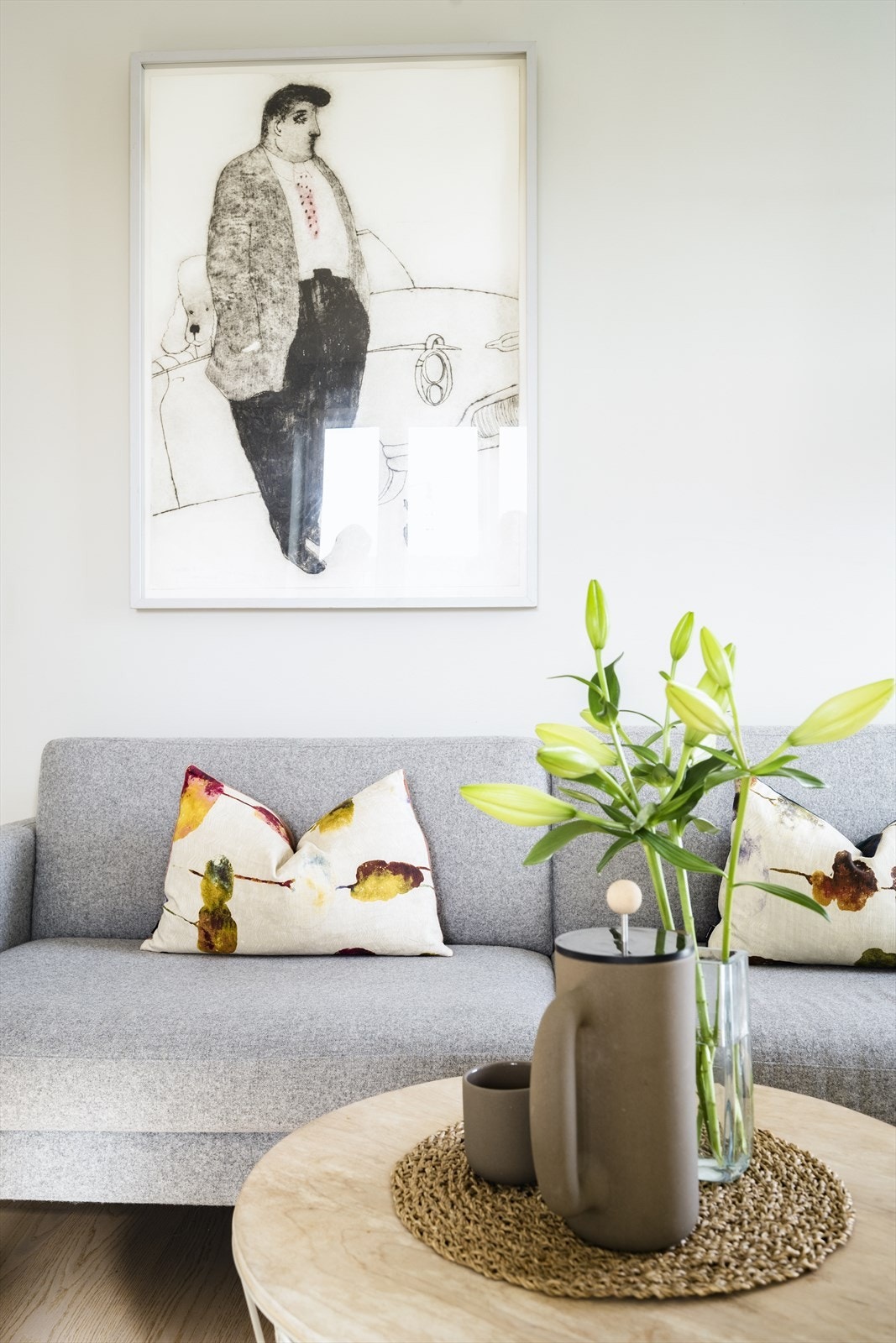 Felleskostnadene inkluderer a-konto varmtvann og fjernvarme. Galleribilde