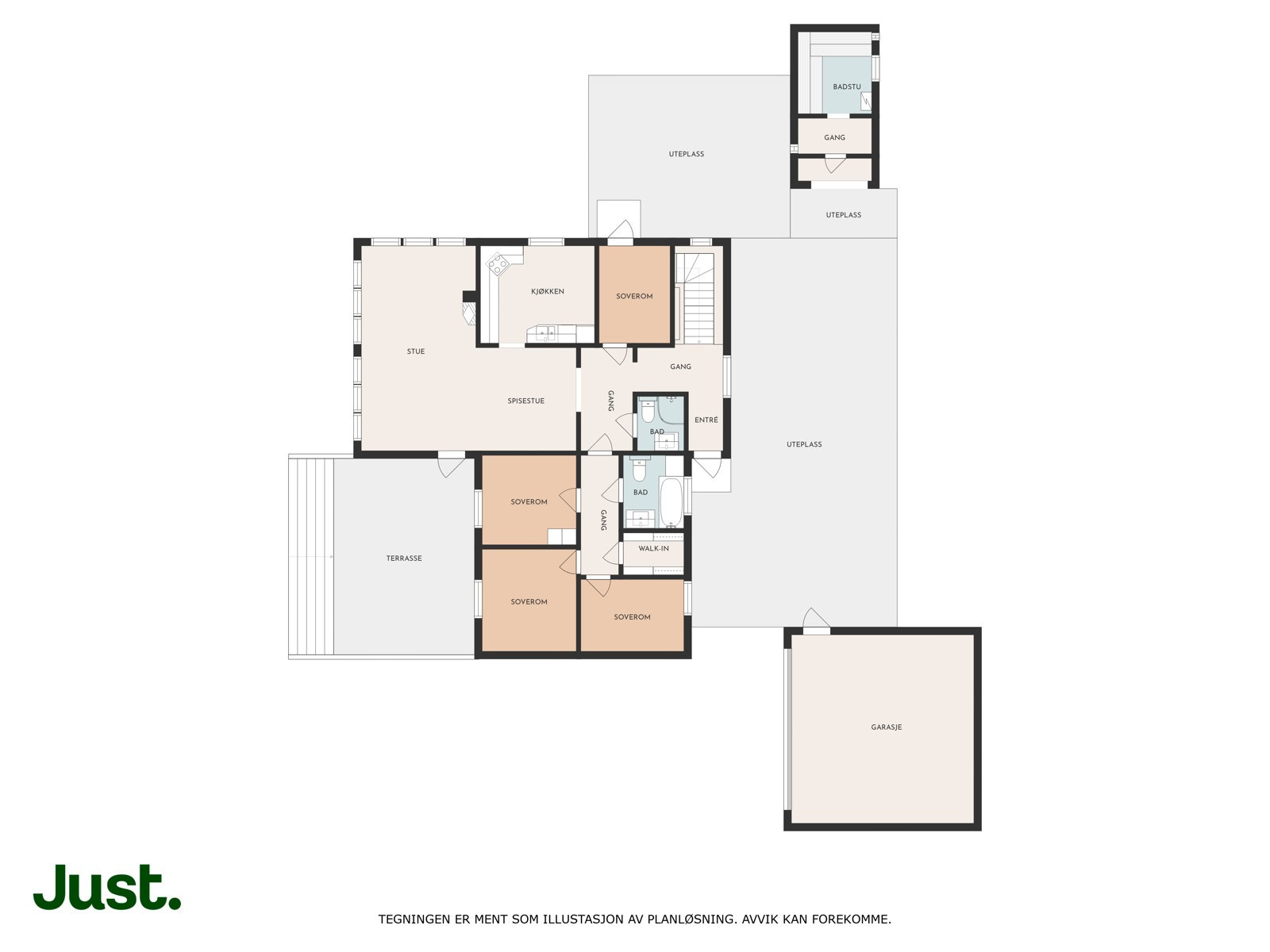 Planskisse hovedplan.