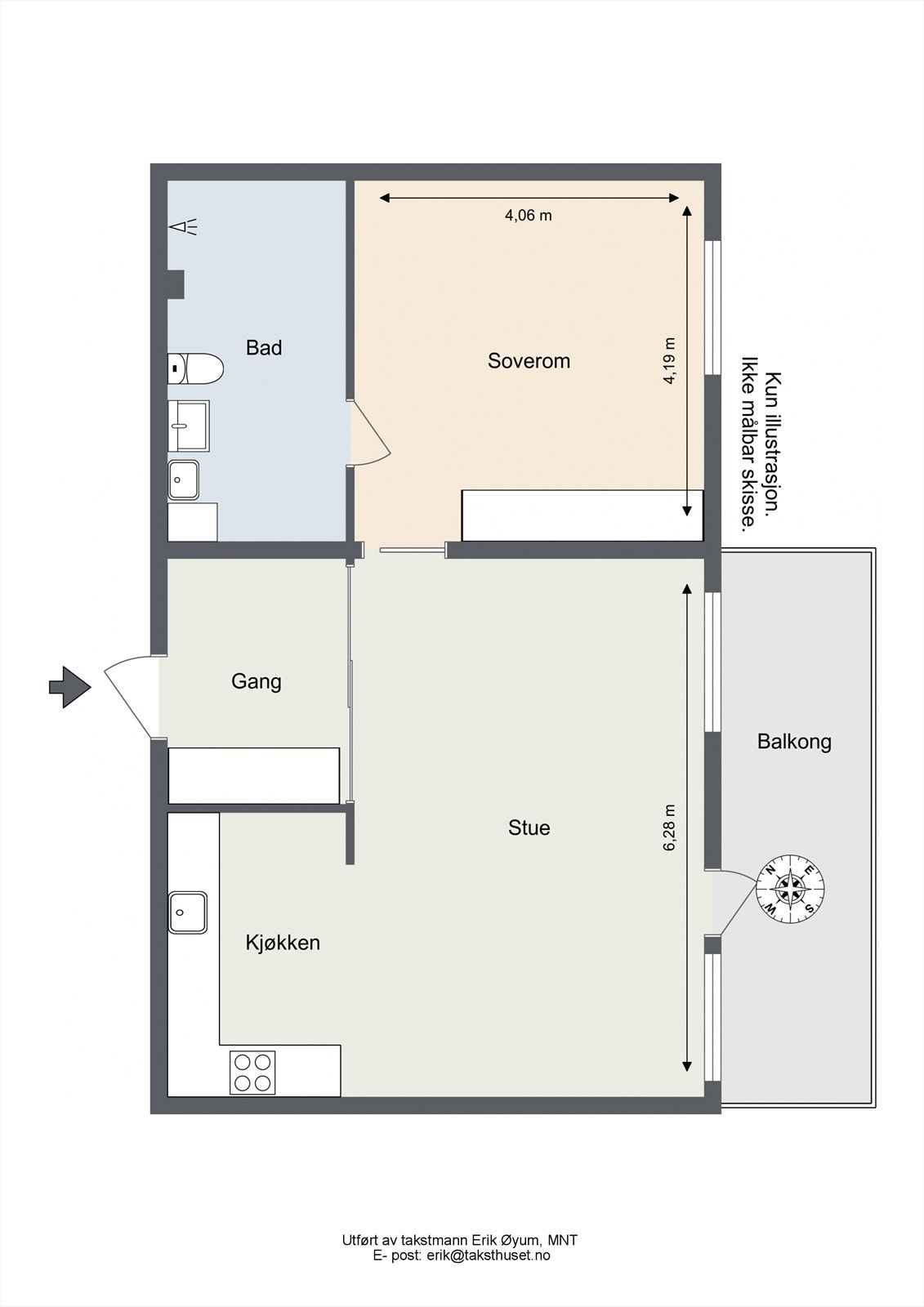 Plantegning Galleribilde