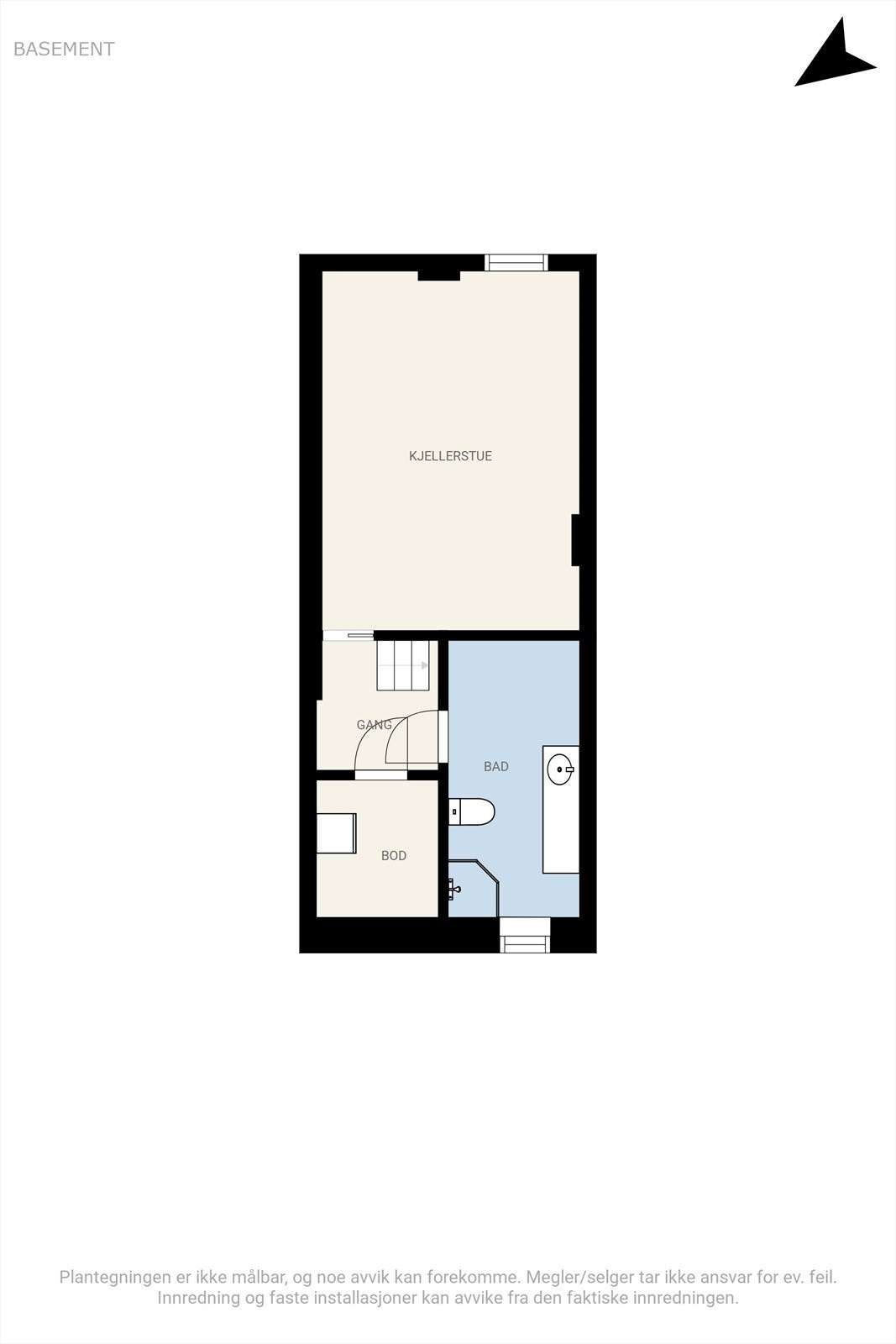 Plantegning U.etg Galleribilde