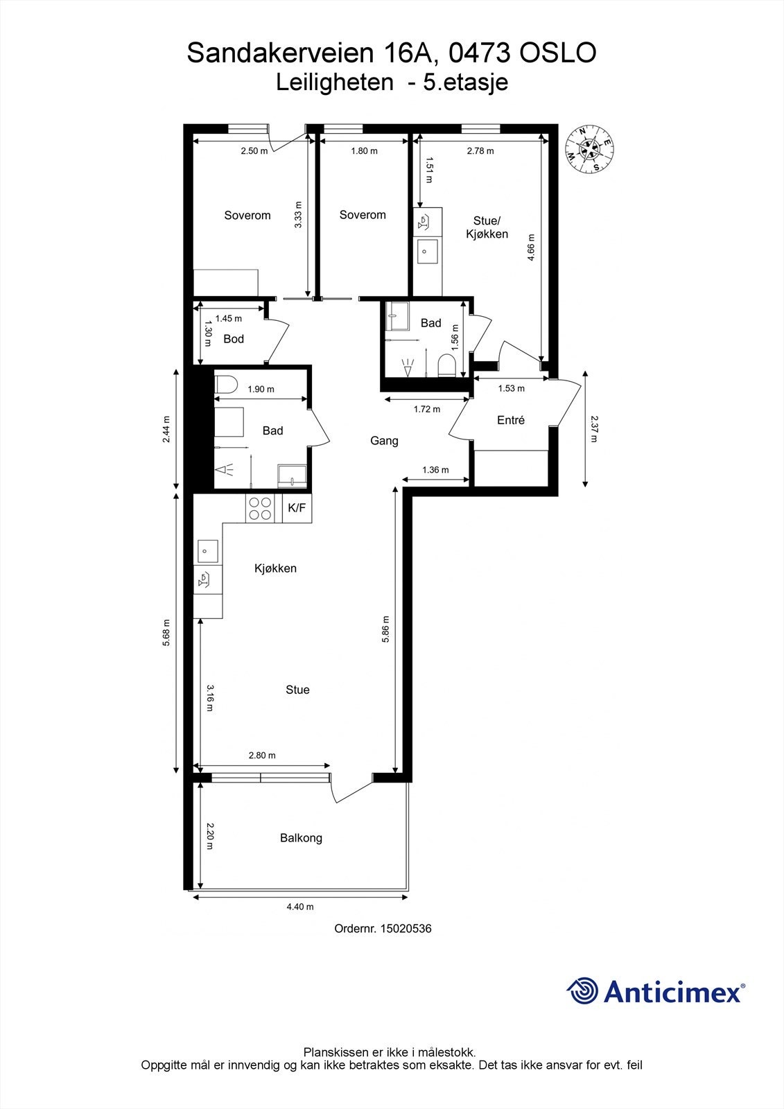 Plantegning Galleribilde