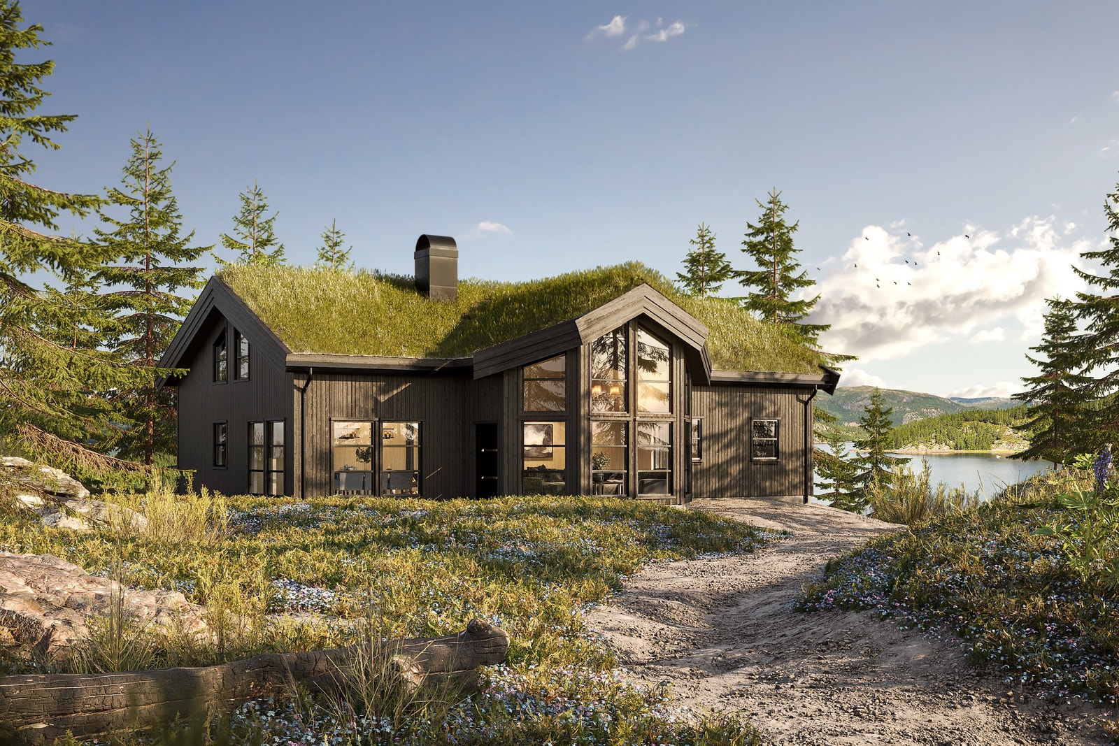 Fjellstul Panorama Galleribilde