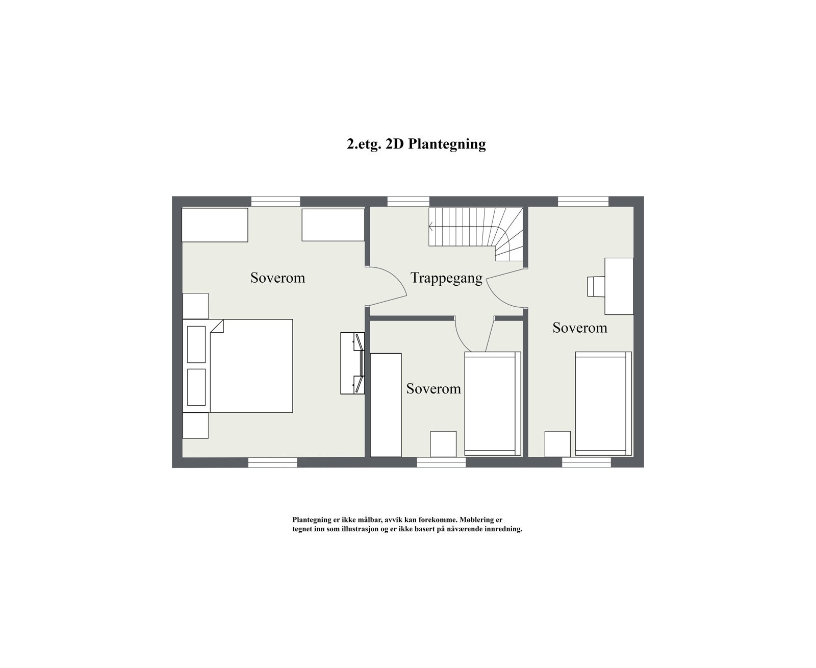 2.etg. - 2D Floor Plan Galleribilde