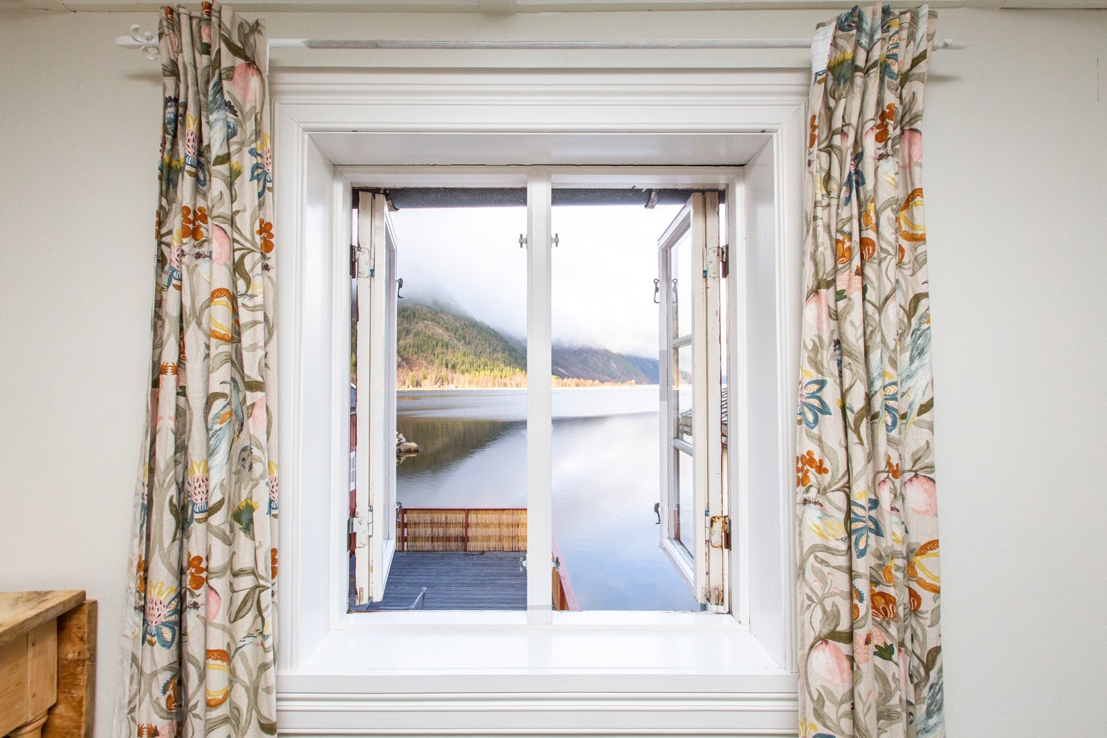 Utsikt fra hovedsoverom. Galleribilde