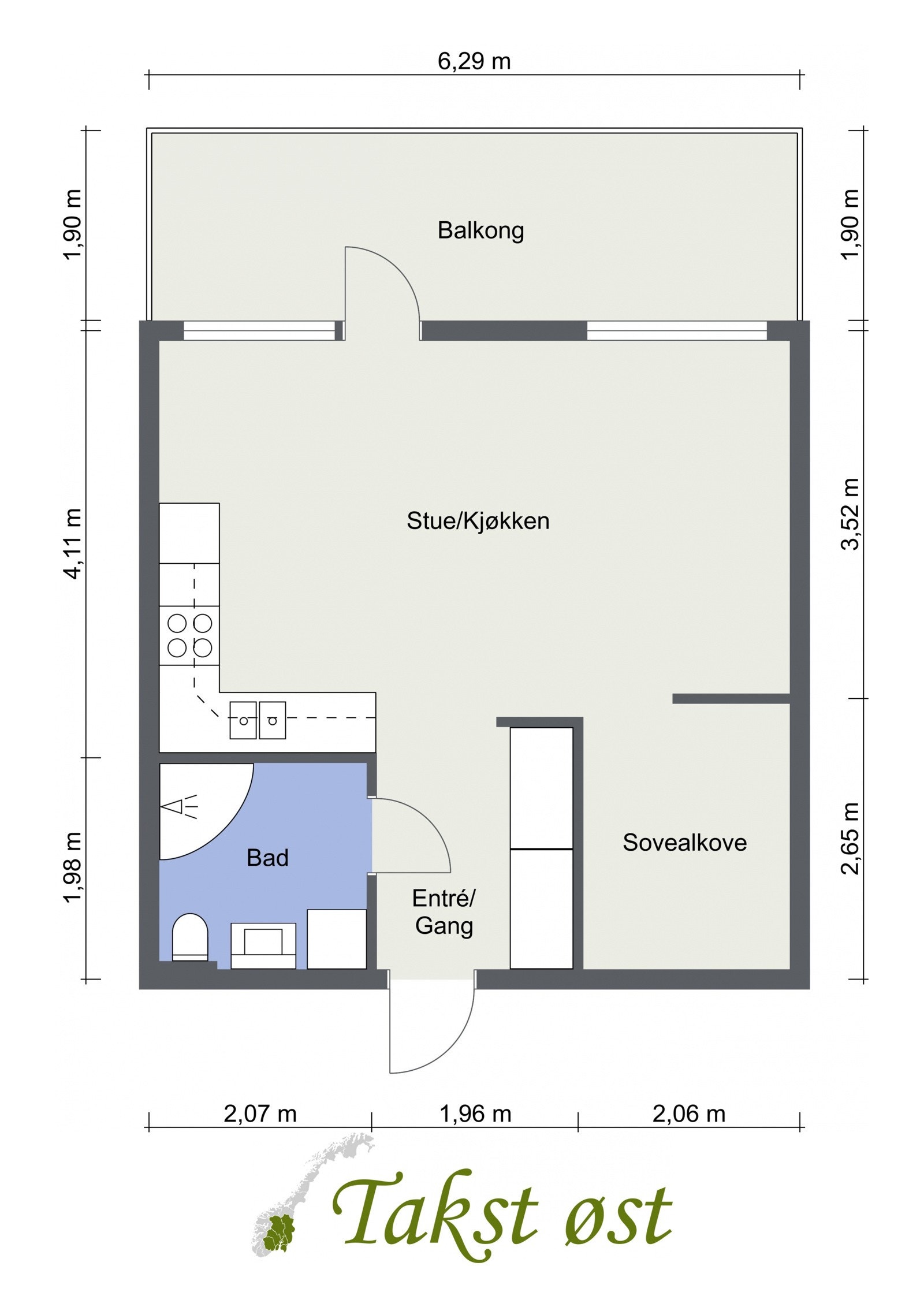 Plantegning. Galleribilde