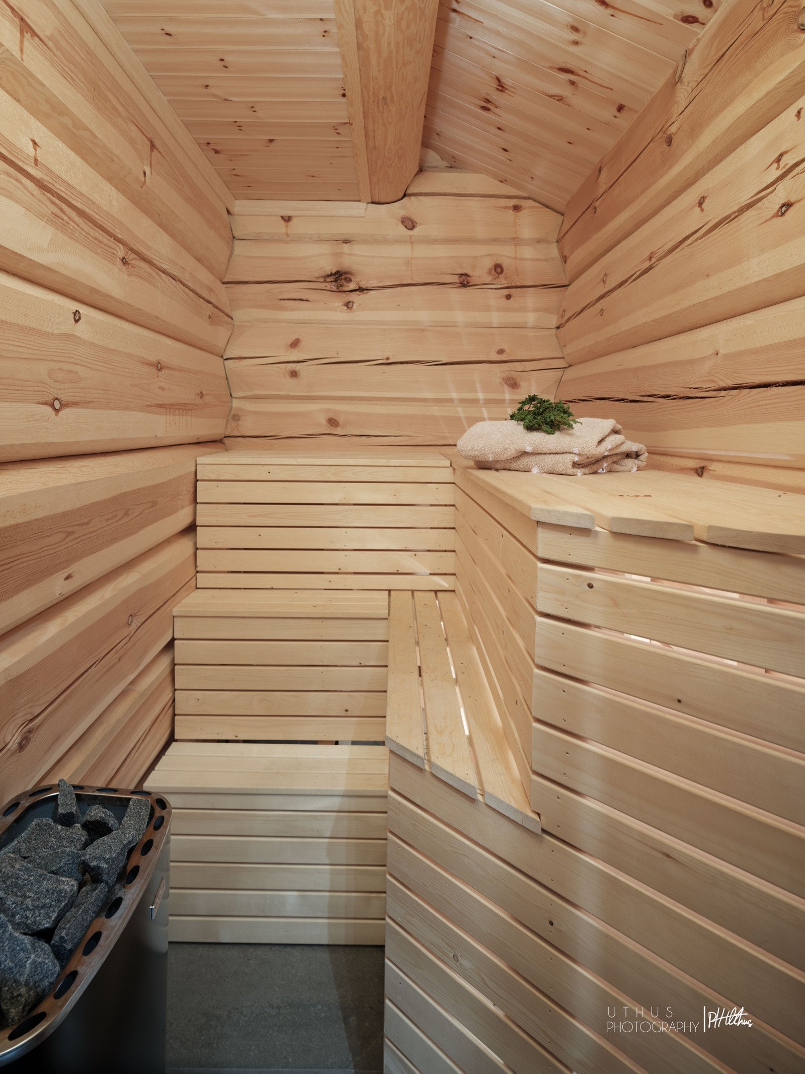 Badet har også badstue Galleribilde