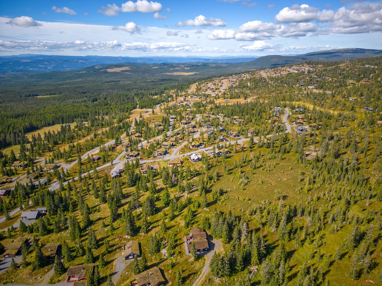 Oversiktsbilde tatt mot nord Galleribilde