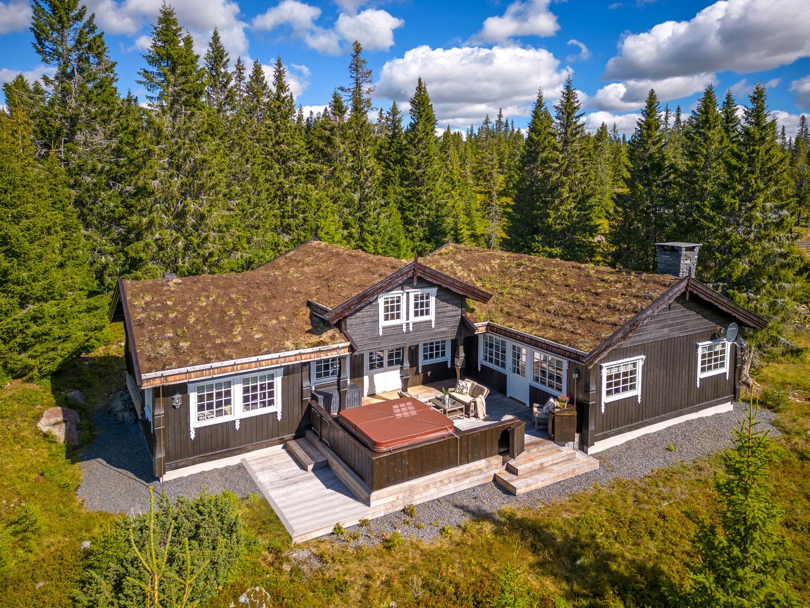 Her er du for deg selv - på toppen av bakken! Galleribilde