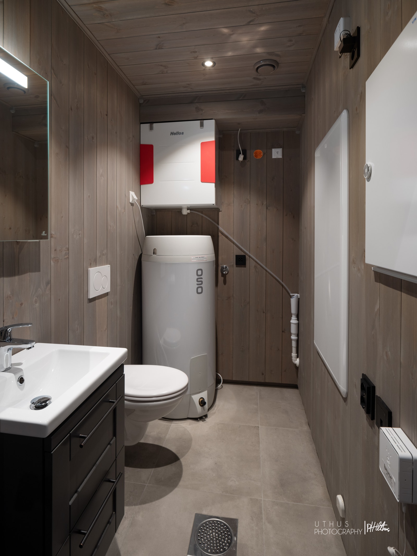 Teknisk rom, WC og opplegg vaskemaskin Galleribilde