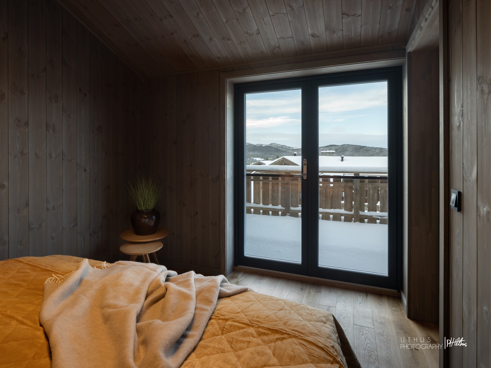 Hovedsoverom med utgang til terrasse Galleribilde