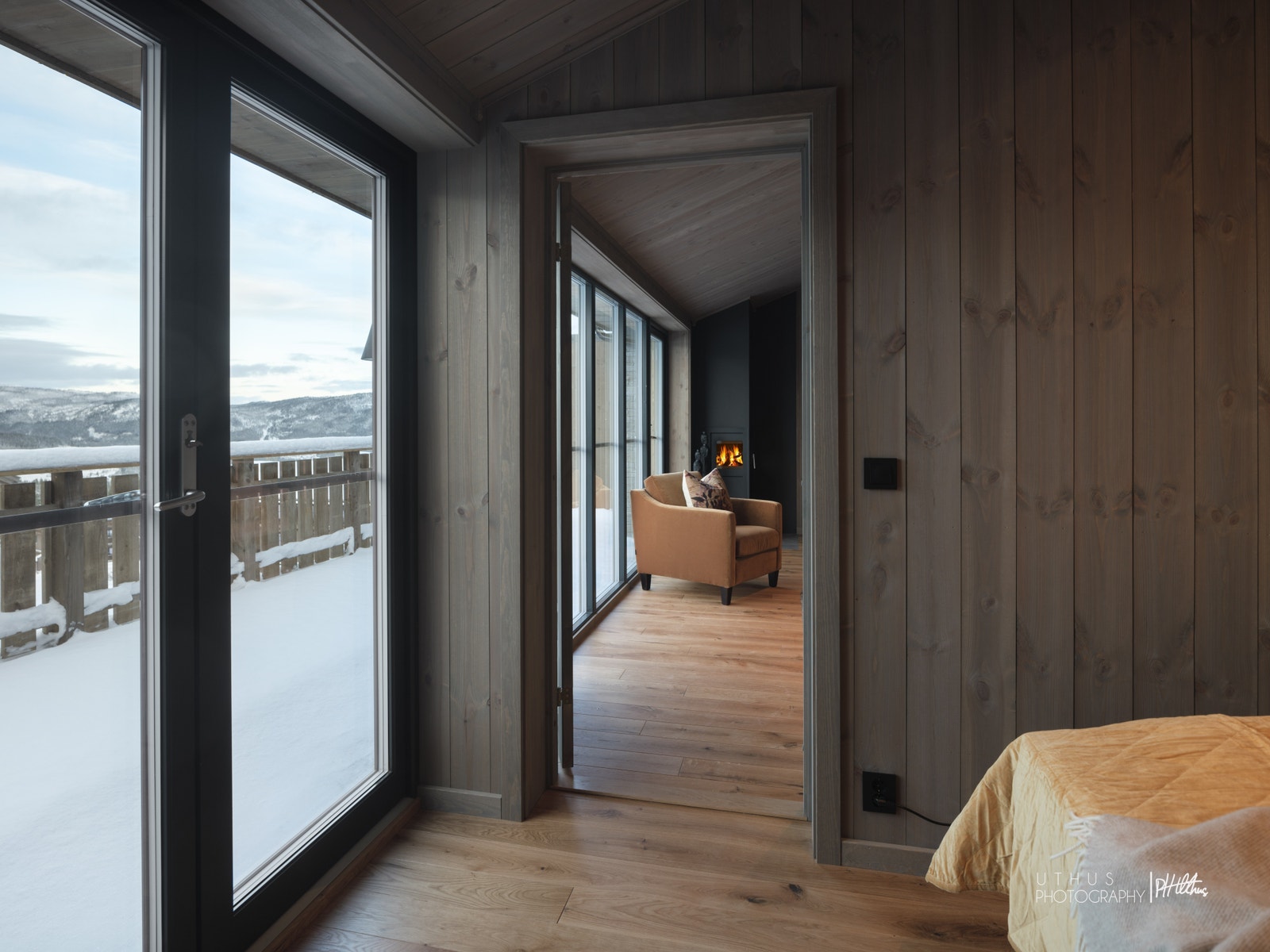 Bilde tatt fra soverom mot stue Galleribilde