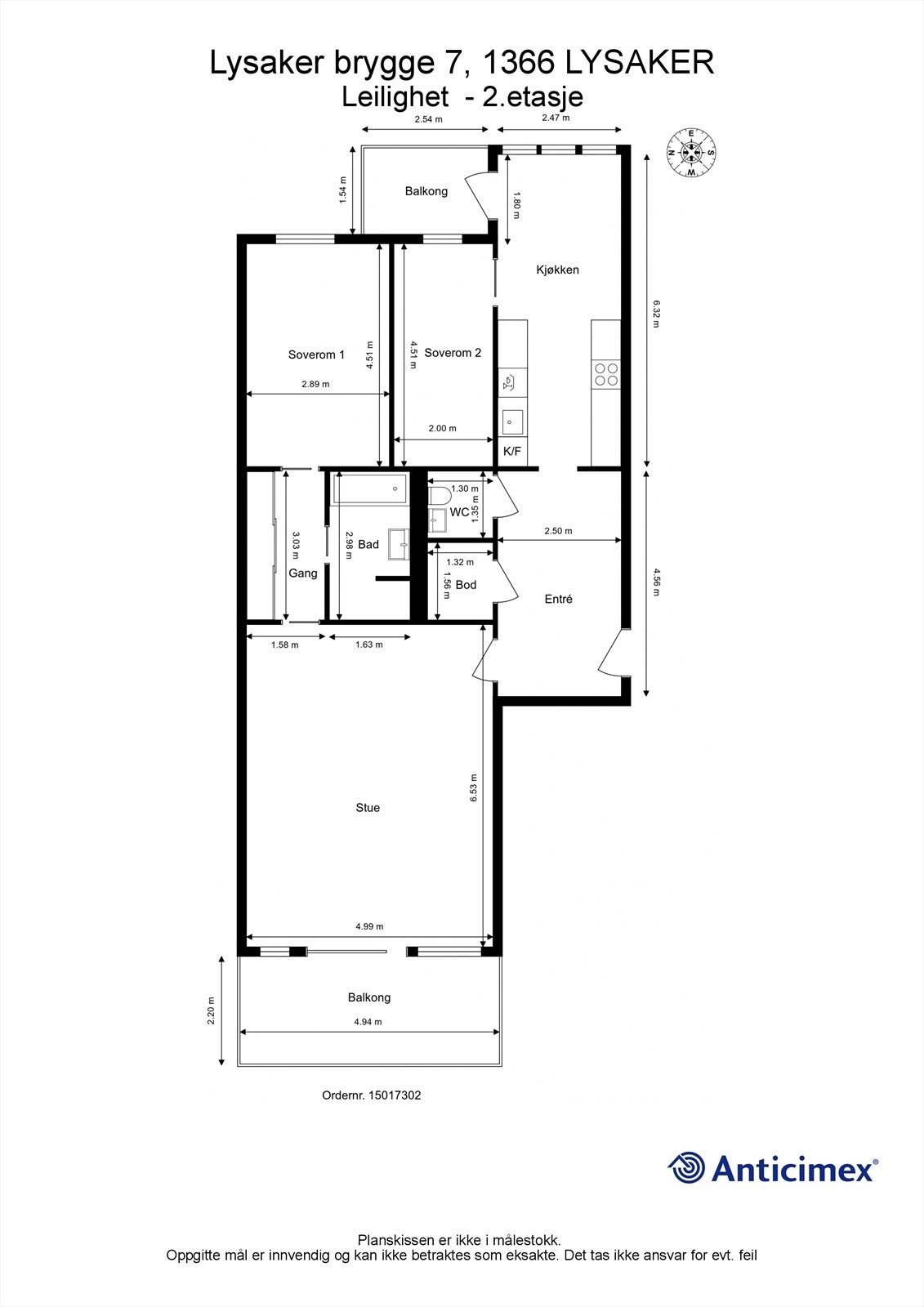 Plantegning Galleribilde