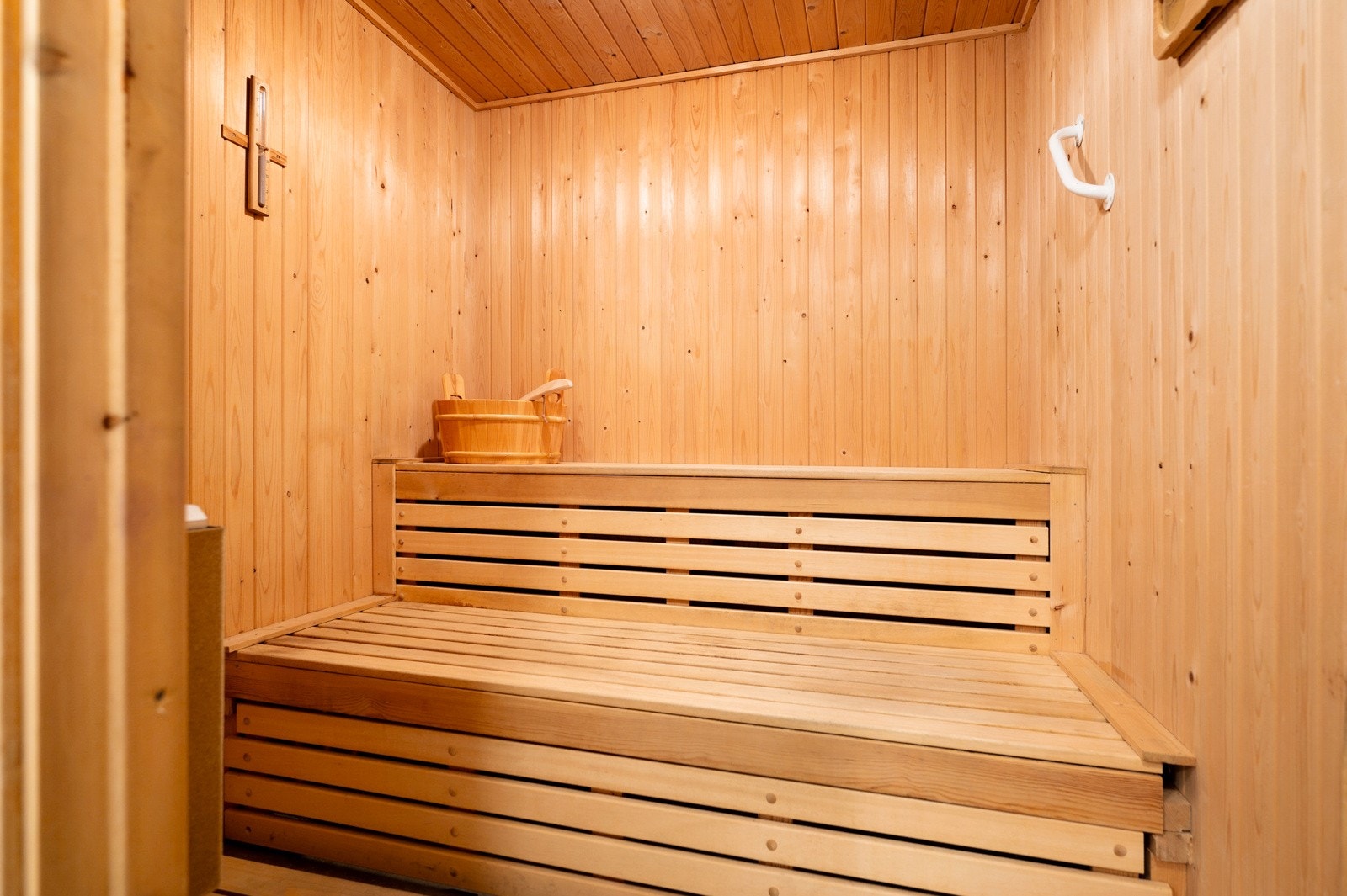 Borettslaget har sauna som beboerne kan benytte seg av. Galleribilde