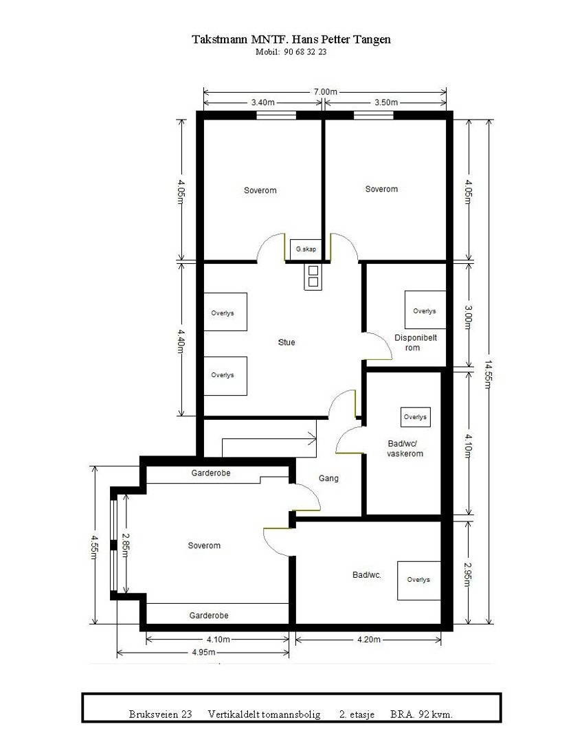 Plantegning 2. etasje. Galleribilde