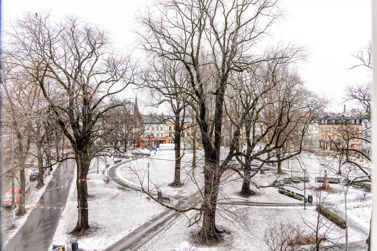 Her bor du sjelden flott til - med herlig utsikt mot Olaf Ryes plass - vakkert både på vinter og sommerstid! Galleribilde