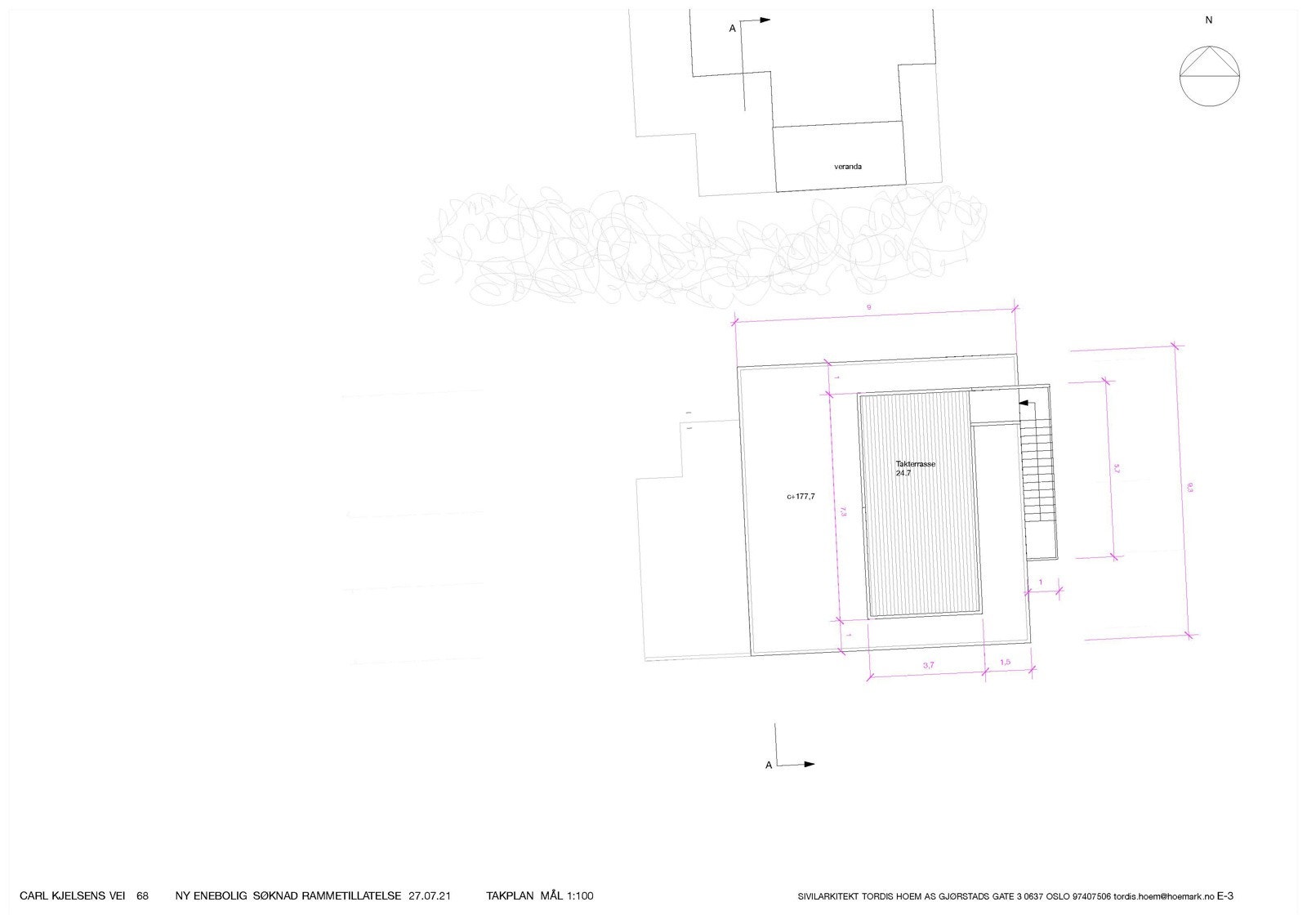 Plantegning Galleribilde