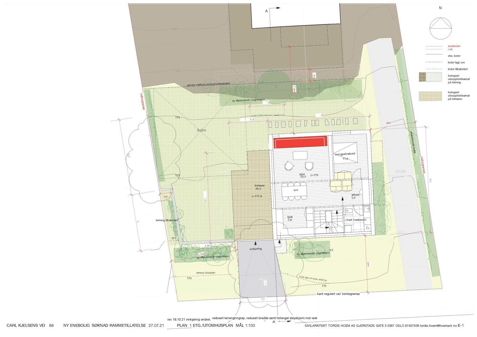Plantegning Galleribilde