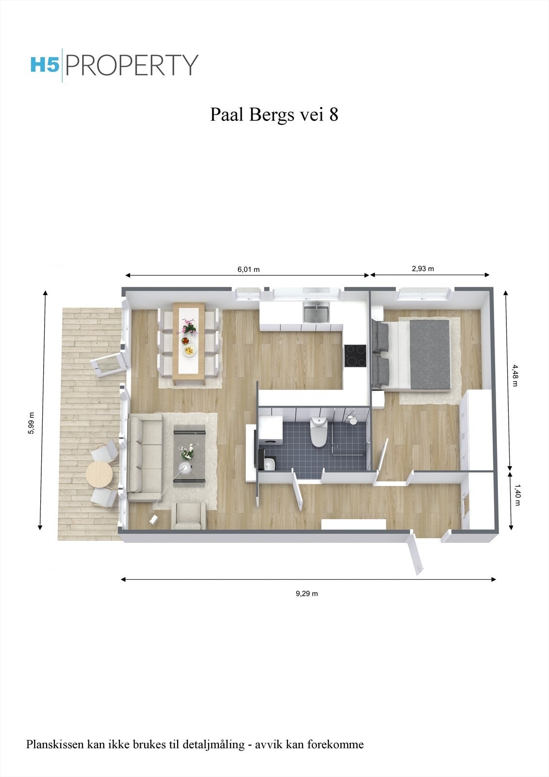 Plantegning 3D Galleribilde