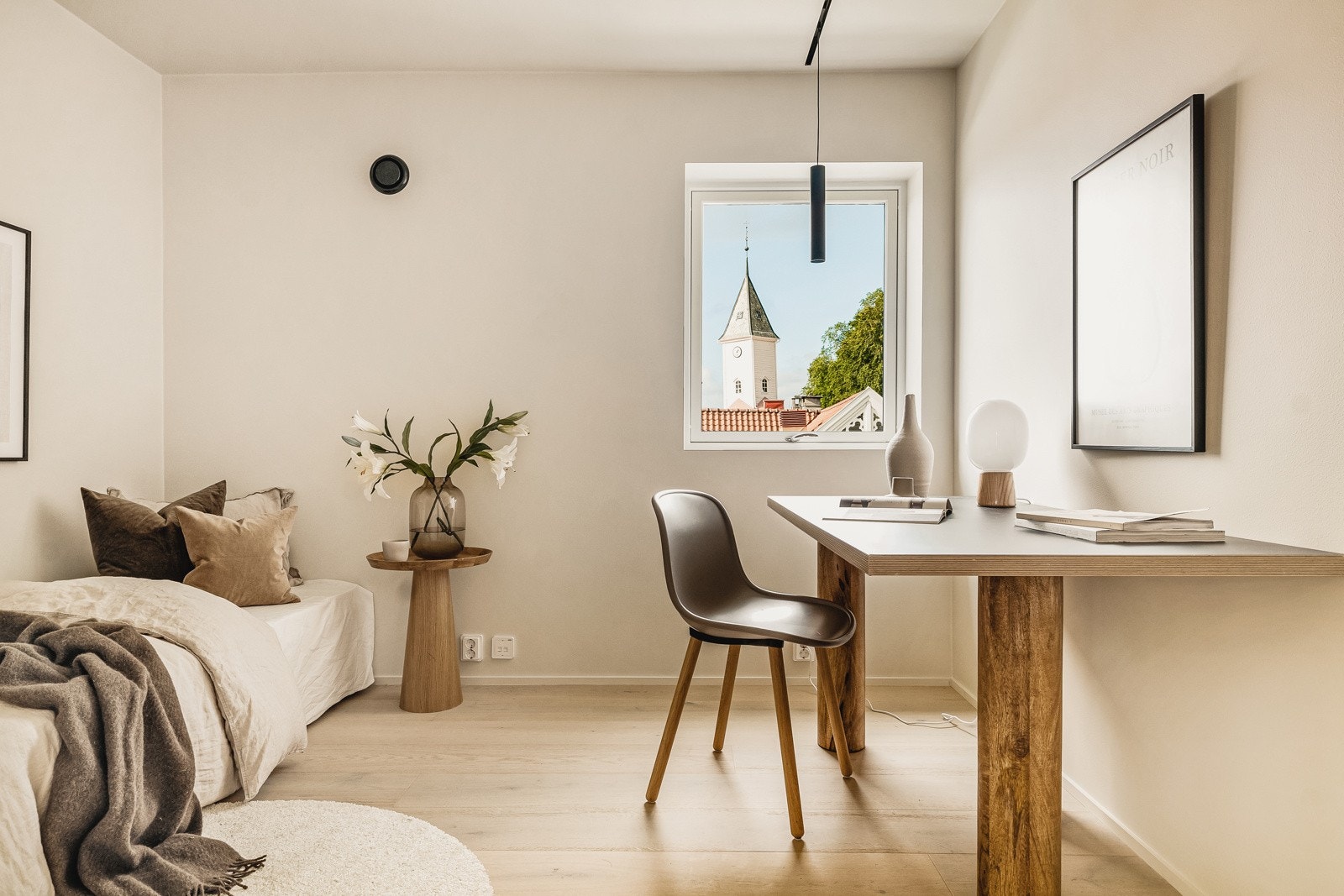 Soverom nr. tre har også god størrelse og kan brukes til gjesterom og/eller hjemmekontor Galleribilde