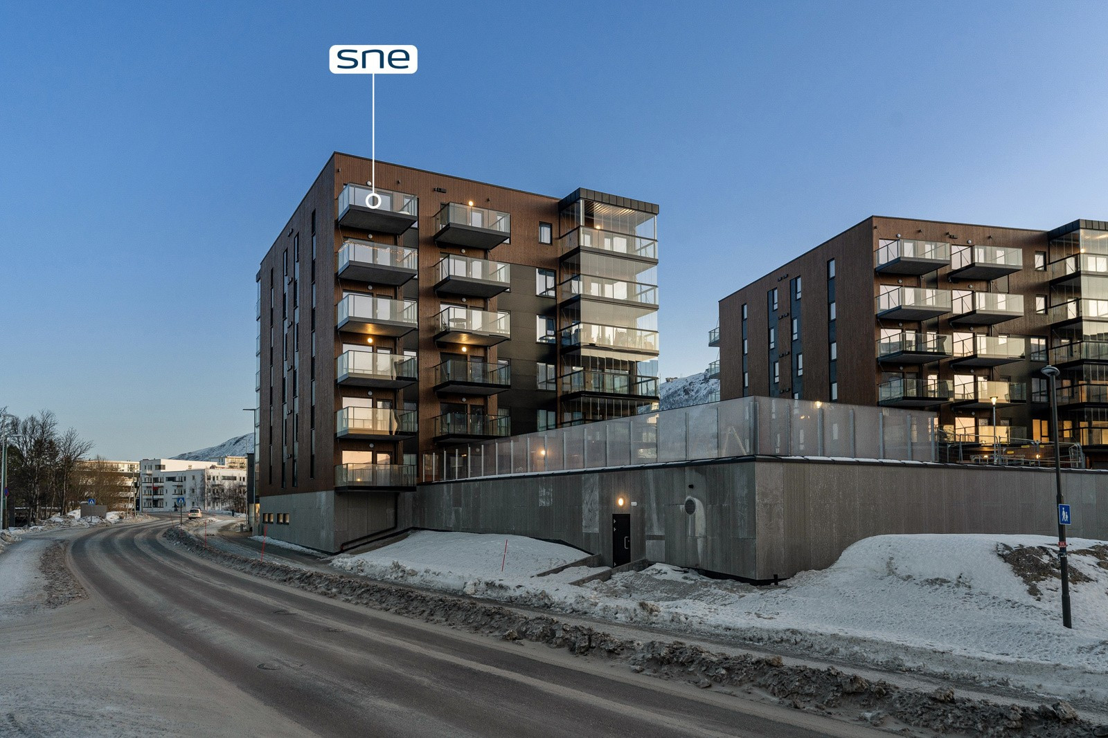 Bygget sto ferdig i 2022 og framstår svært flott.