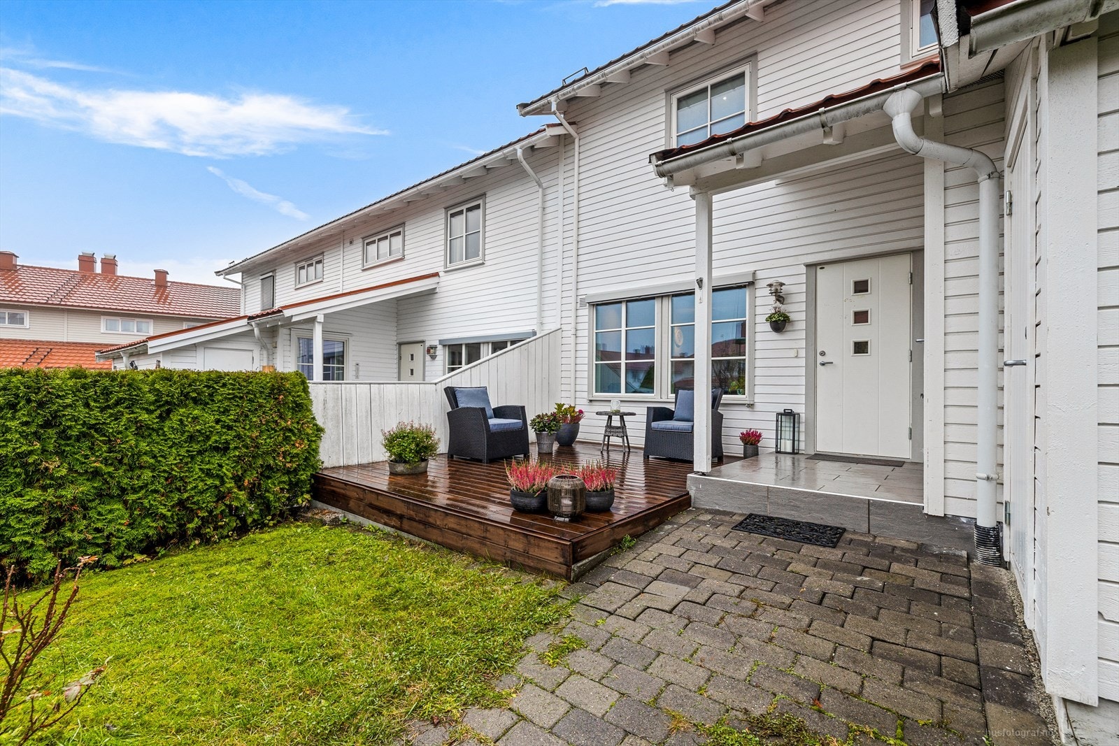 Overbygget inngangsparti Galleribilde