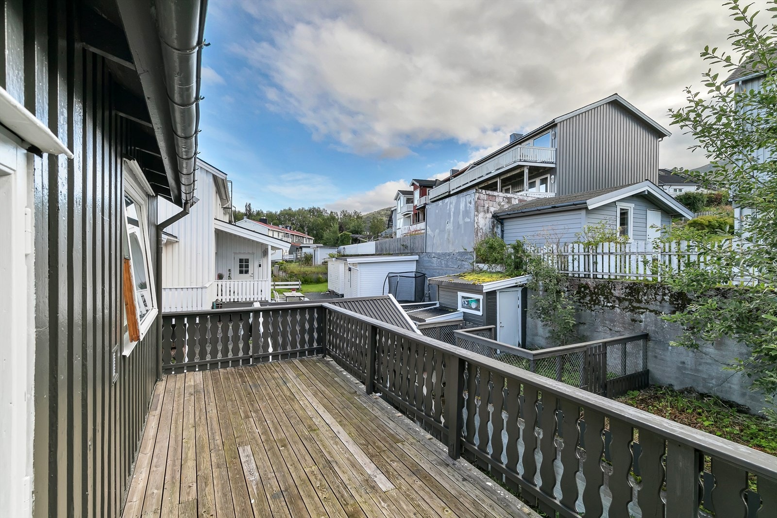 Veranda mot bakgården Galleribilde