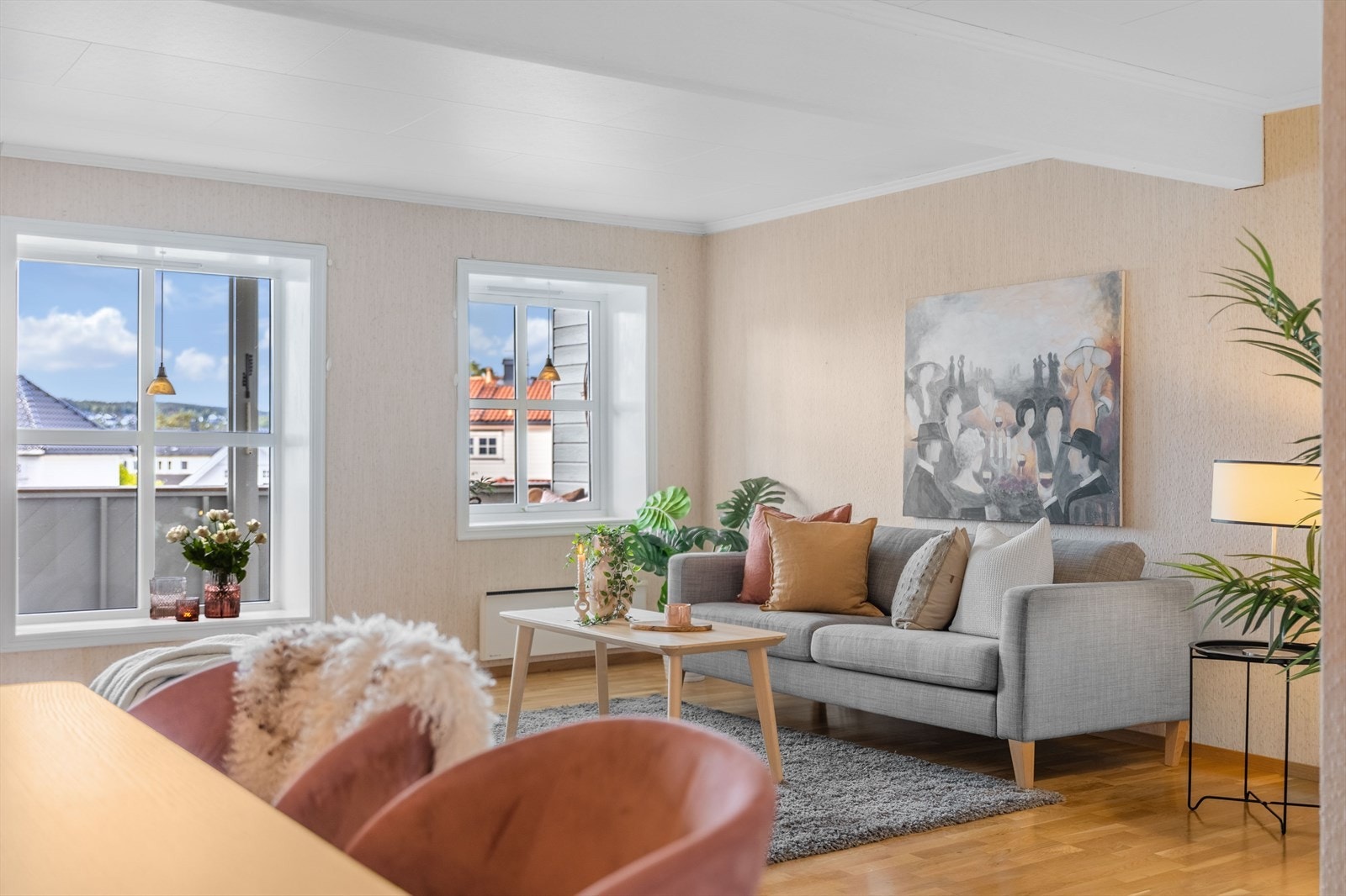 Stuen har flere møbleringsalternativ Galleribilde