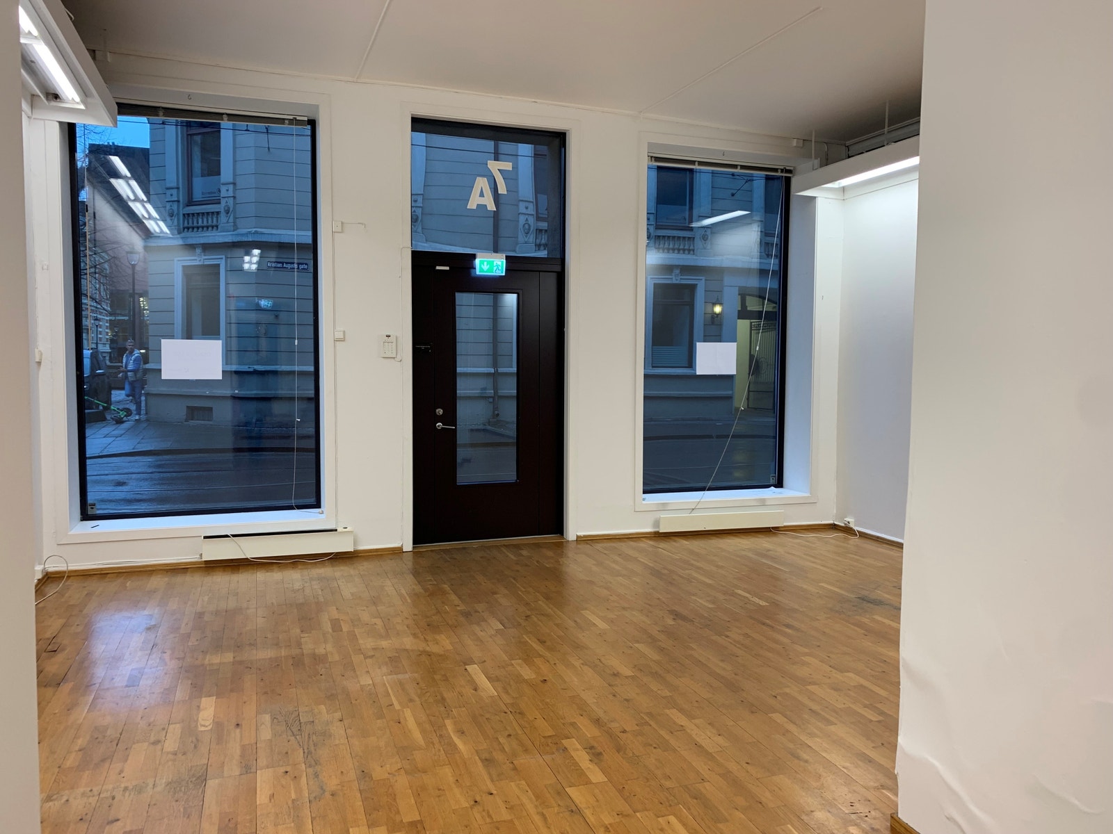 Gulvet er i dag malt hvitt Galleribilde