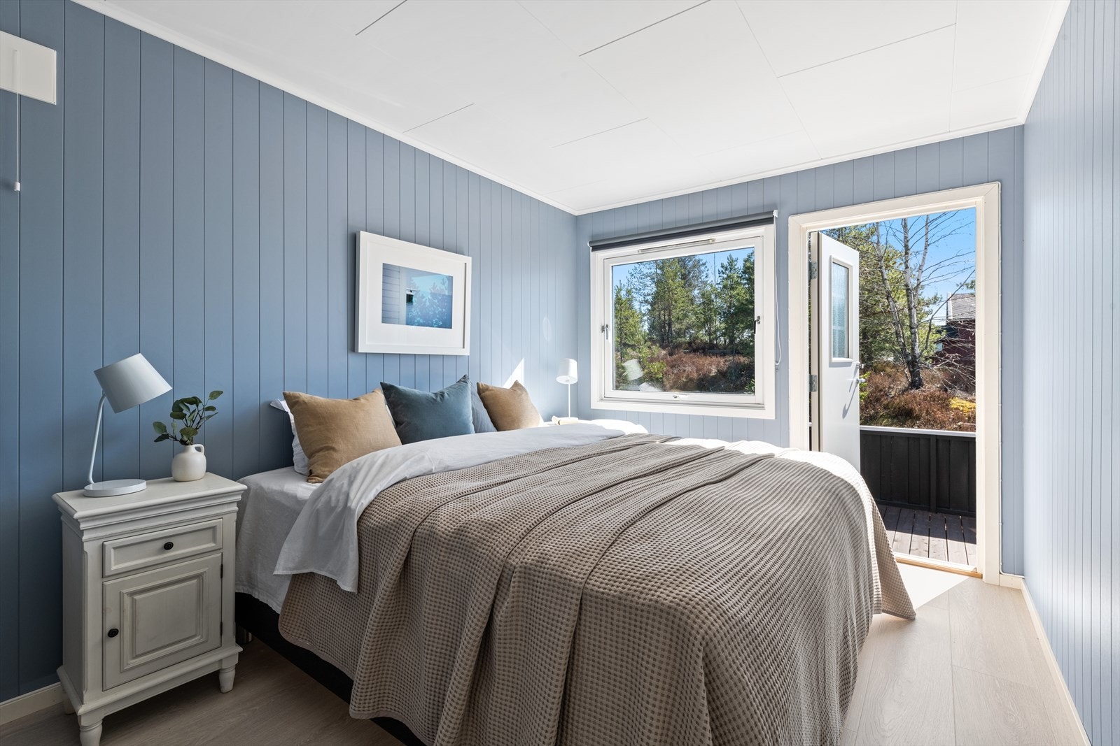 Hovedsoverom med utgang til egen terrasse Galleribilde