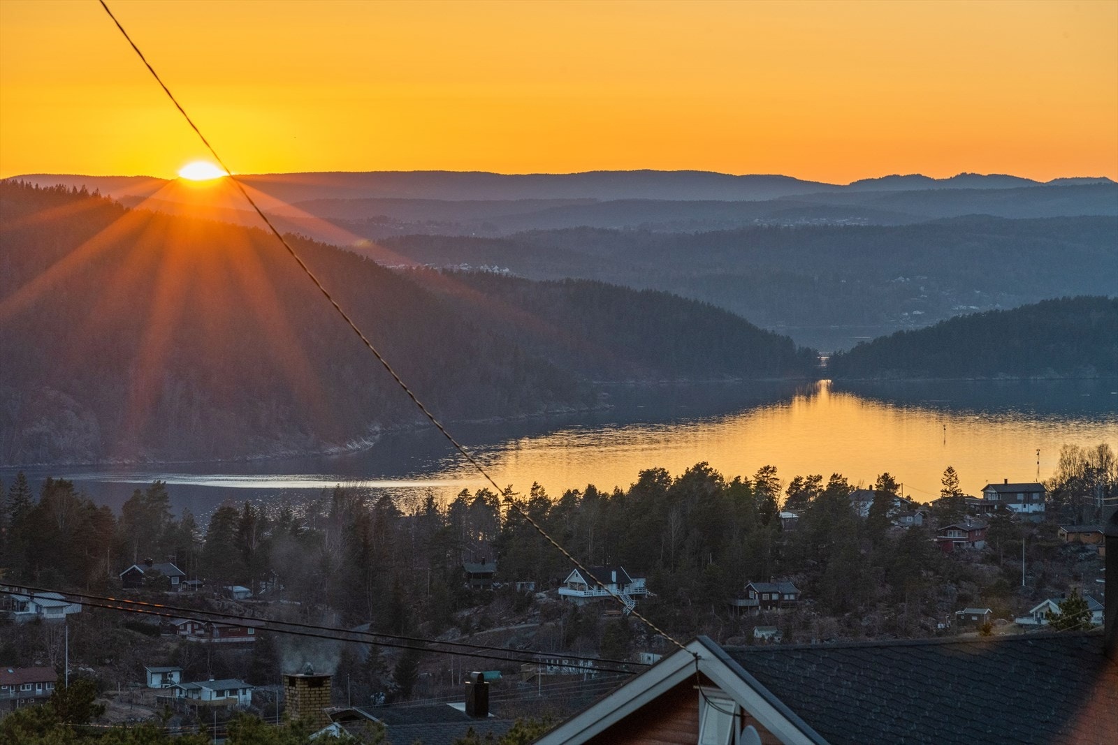 Nydelig fjordutsikt Galleribilde