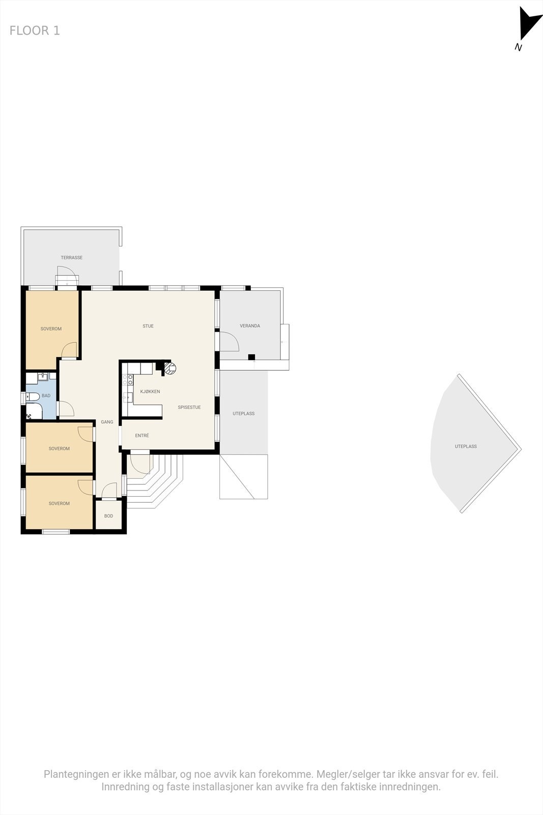 Plantegning Galleribilde