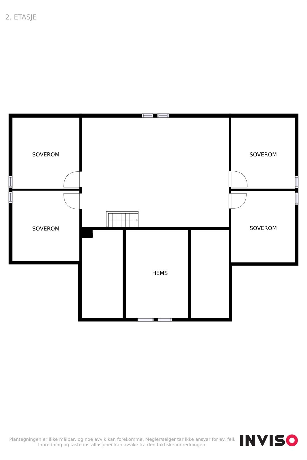 Plantegning 2. etasje Galleribilde