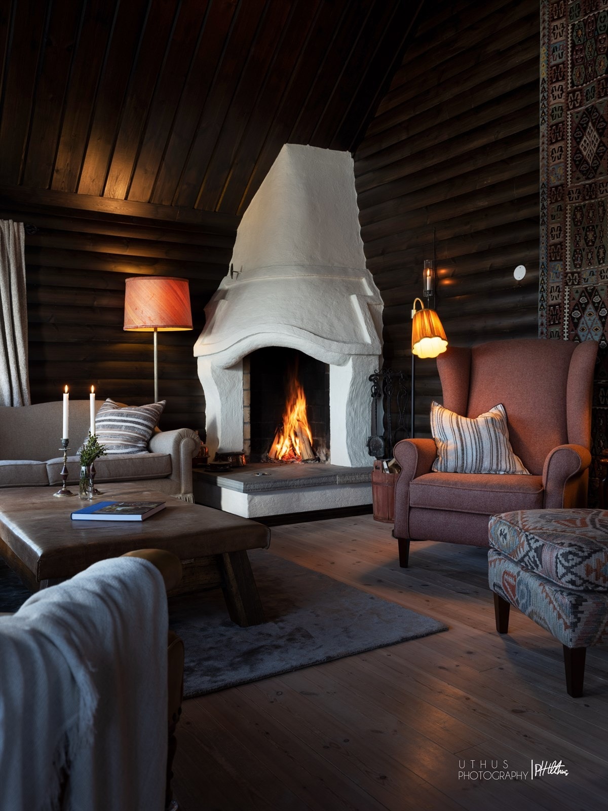 Flott åpen gruepeis med bra trekk. Et smykke i stuen for både kos og varme. Galleribilde