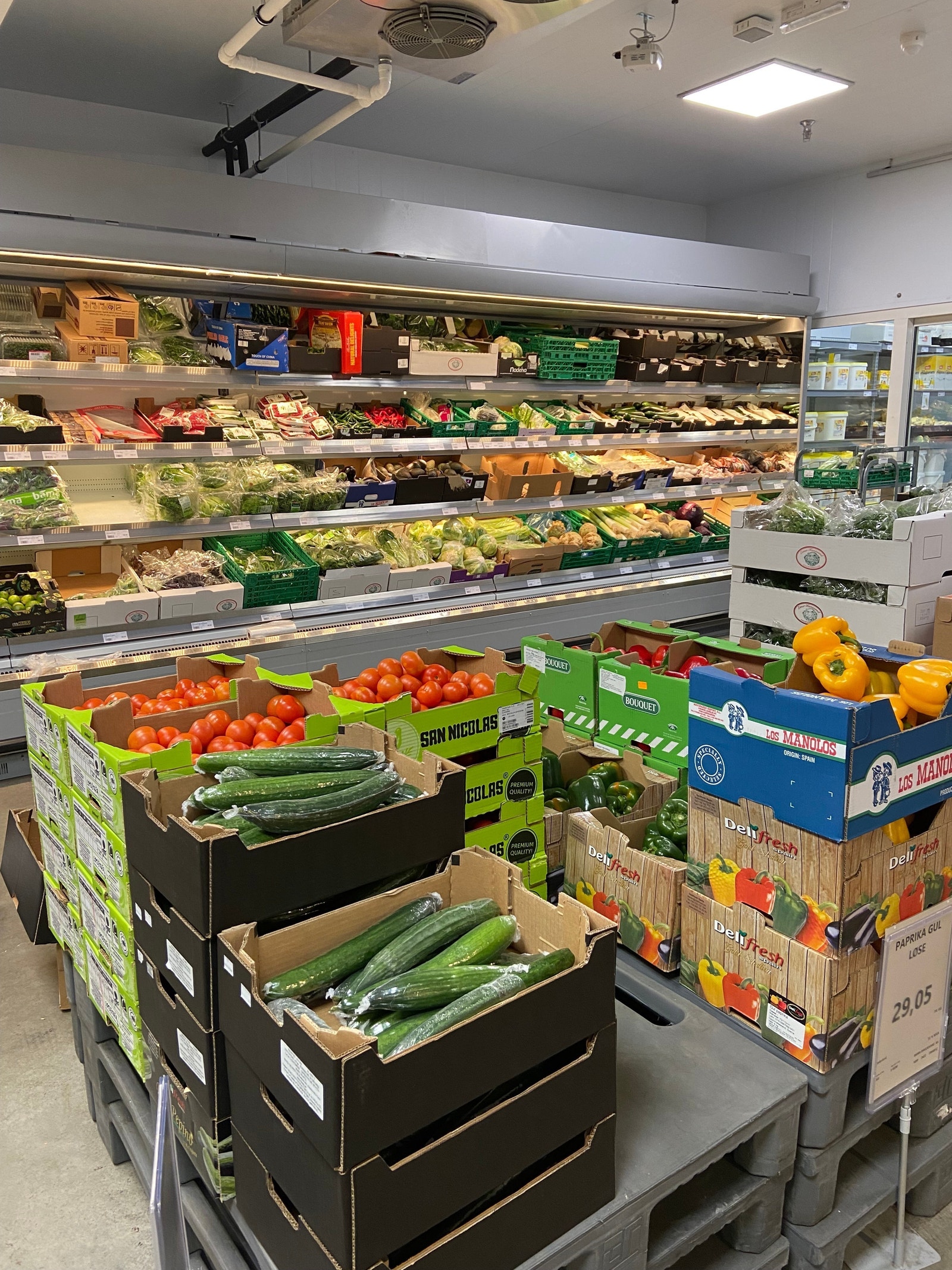 Friskt og grønt fra butikklokalet som blir tilgjengelig fra juni 2024 Galleribilde