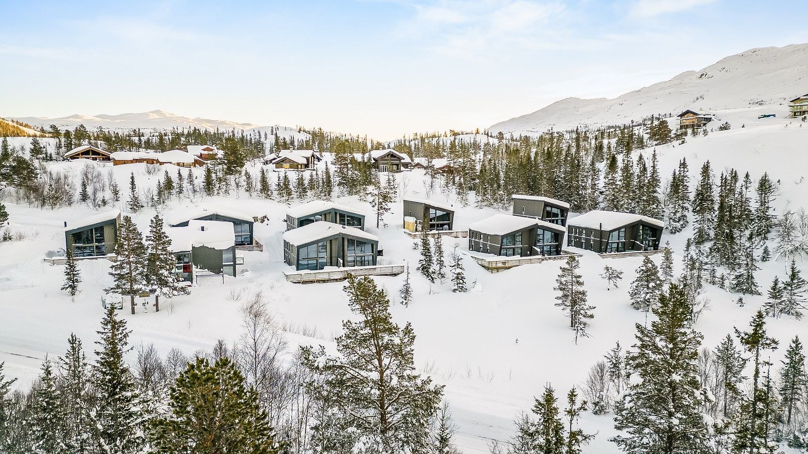 Beliggenhet - dronebilde Galleribilde