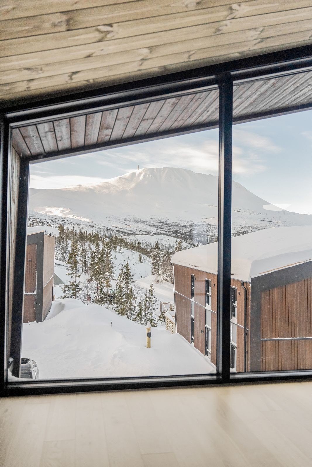 Panoramautsikt fra hytten Galleribilde