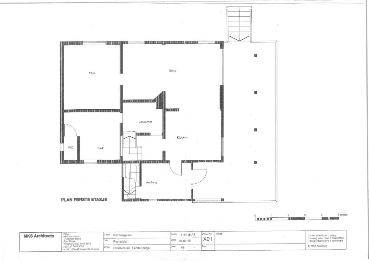 Planskisse 1. etasje (privat bilde)