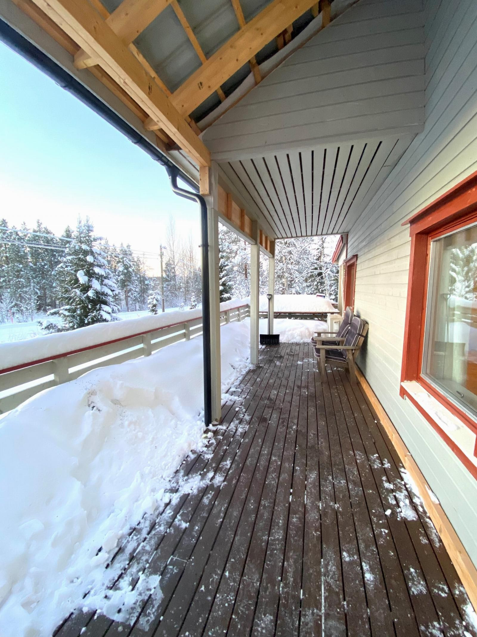 Veranda med gode sol- og utsiktsforhold (privat bilde)