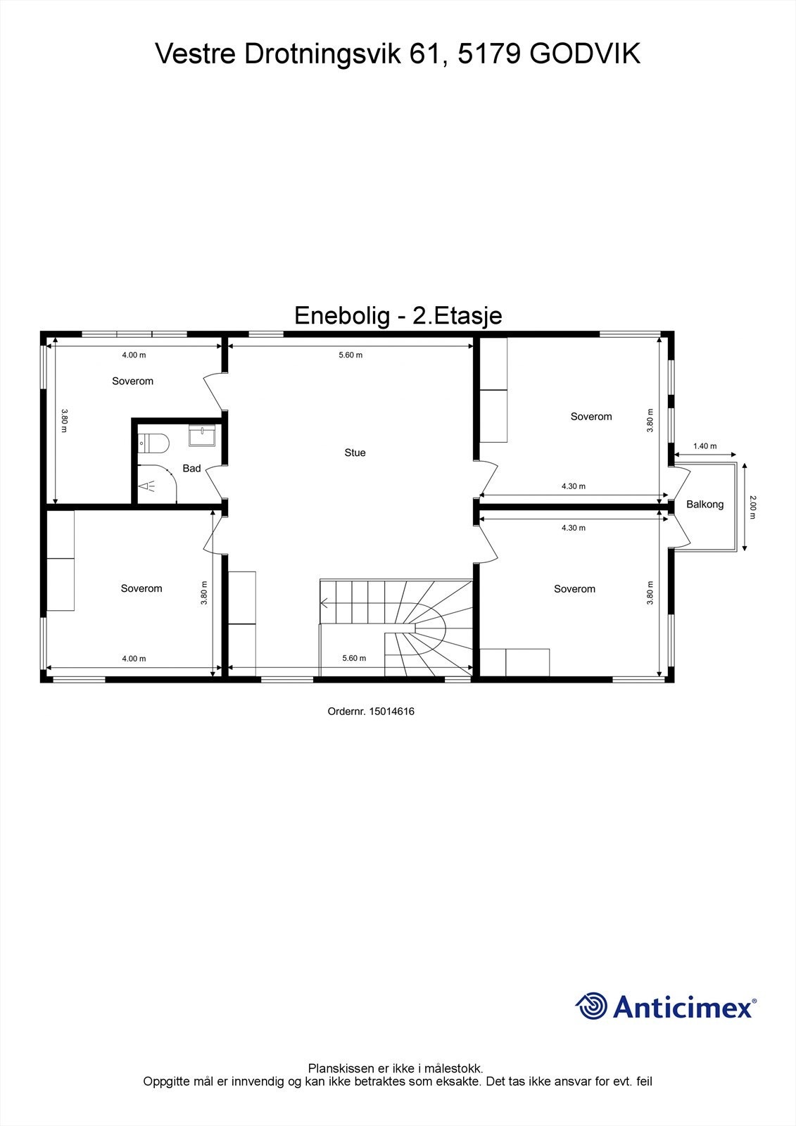 Plantegning 2. etg. Galleribilde