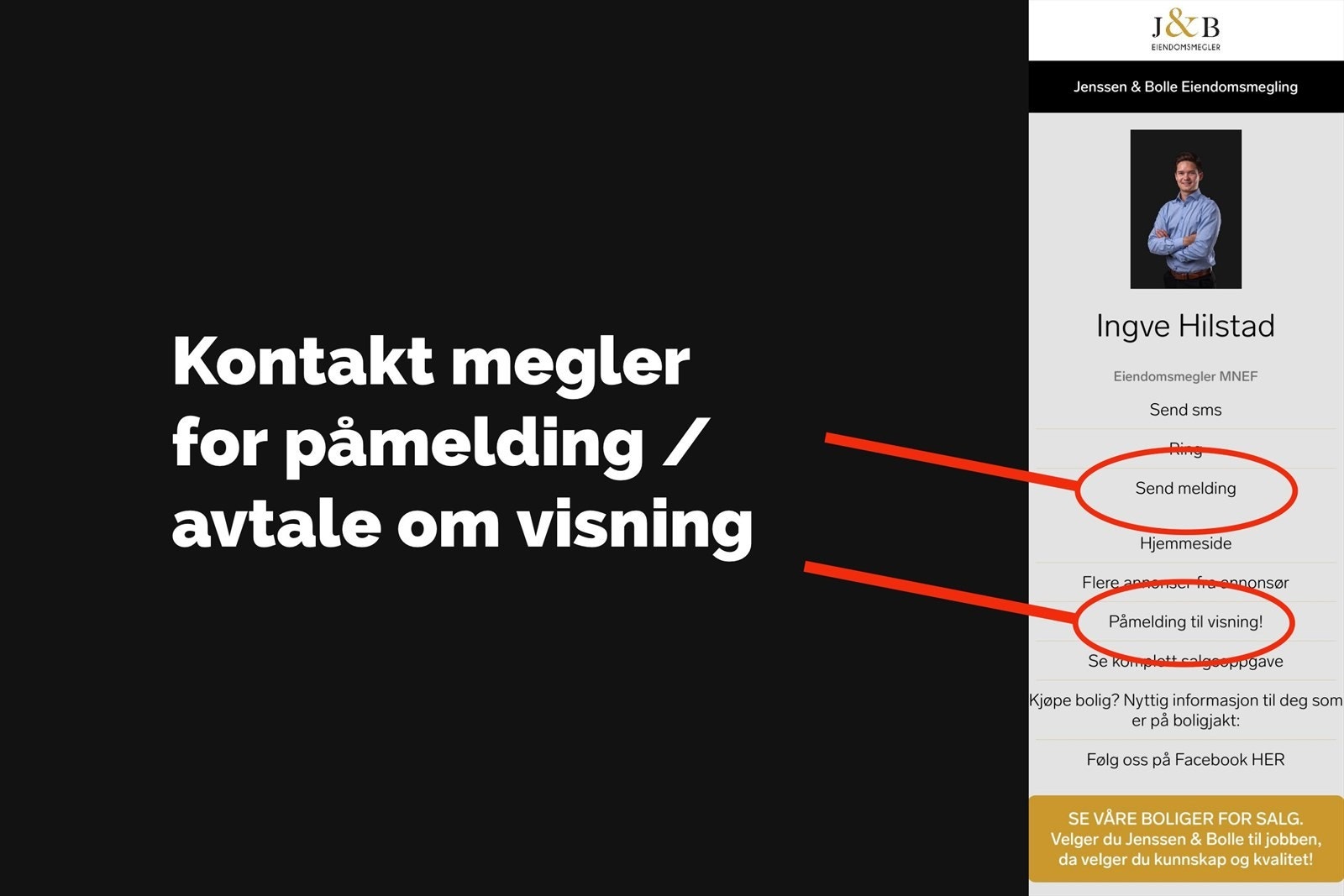 Kontakt megler for påmelding til visning Galleribilde
