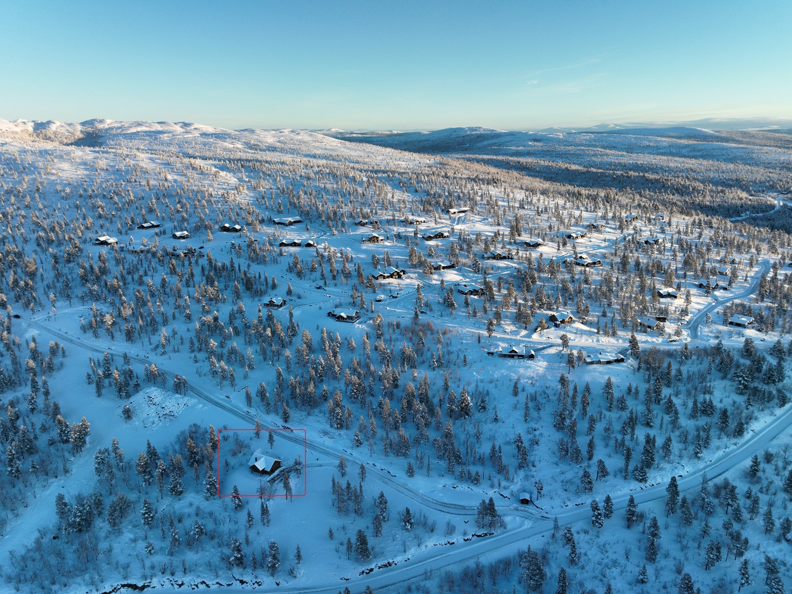 Oversiktsbildet der Solheim A er markert. Galleribilde