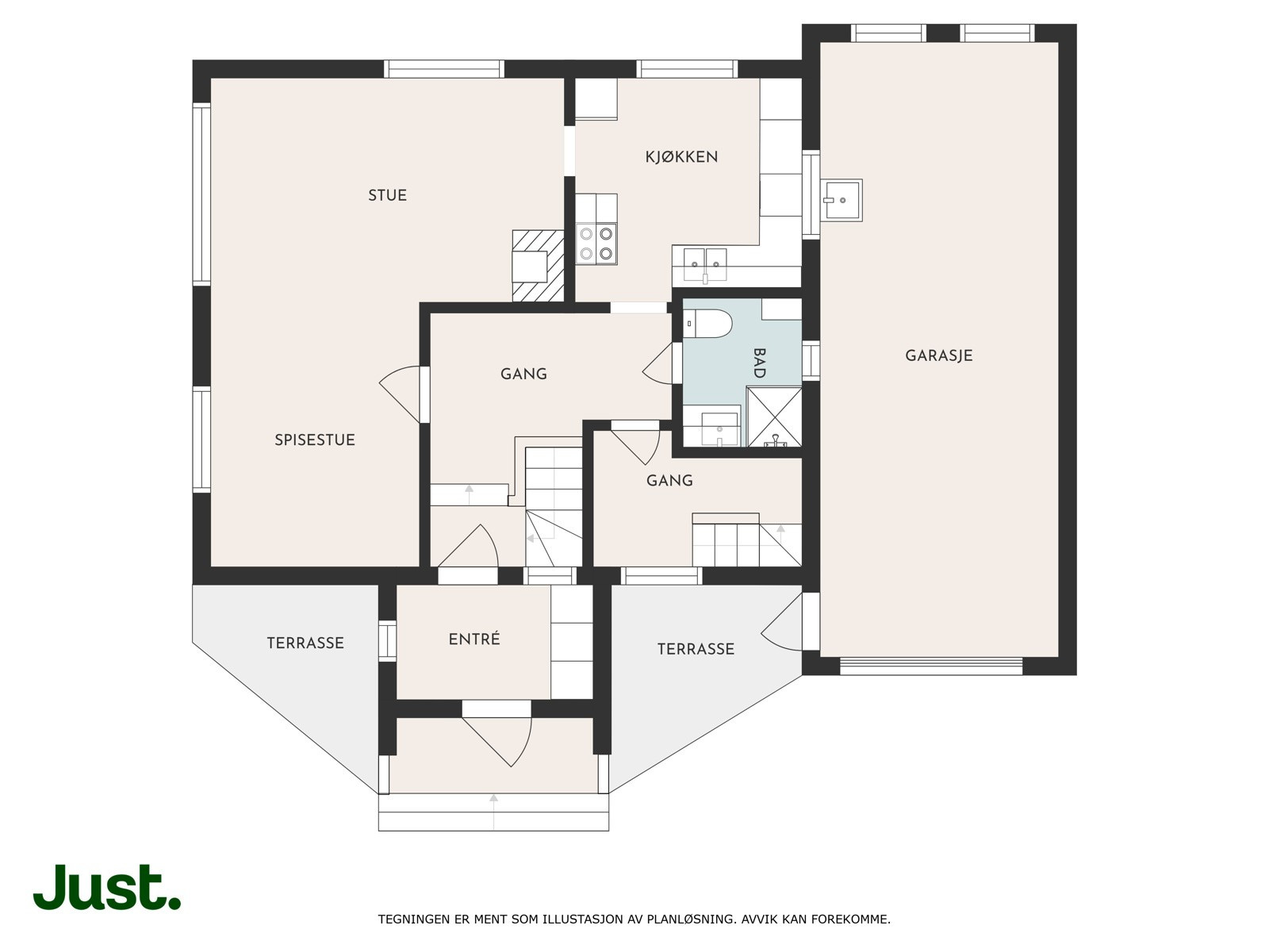 Planskisse hovedplan.