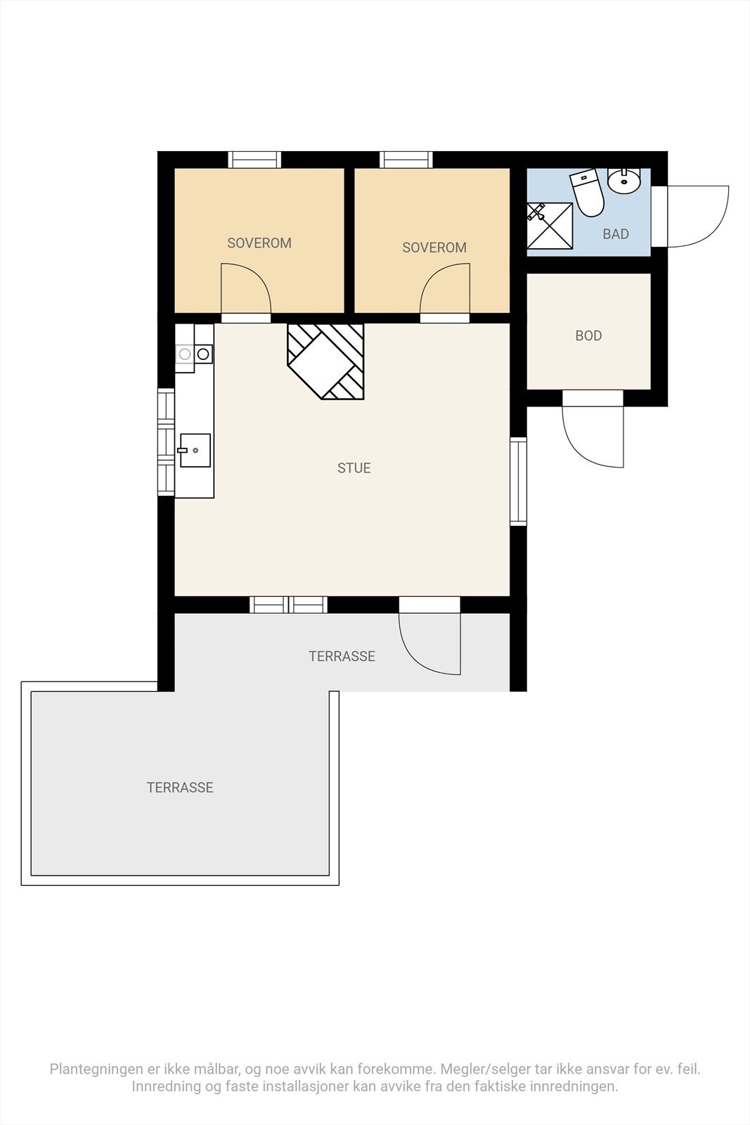 Plantegning Galleribilde