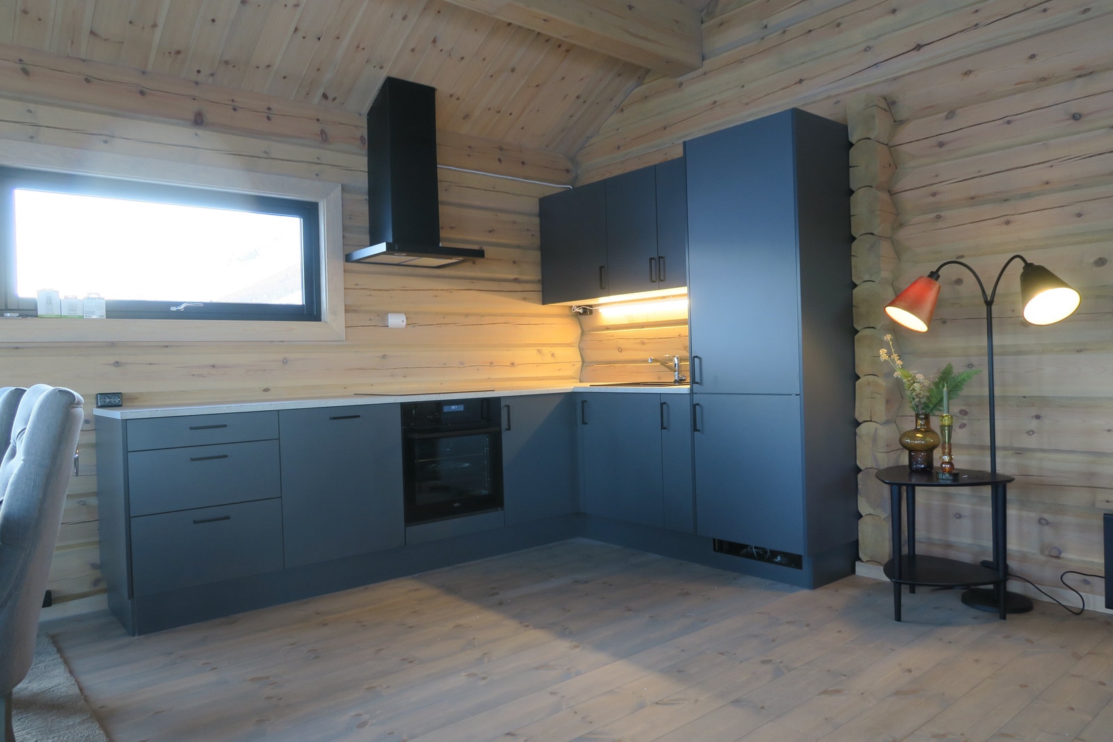 Foto fra tilsvarende hytte som er ferdigstilt Galleribilde