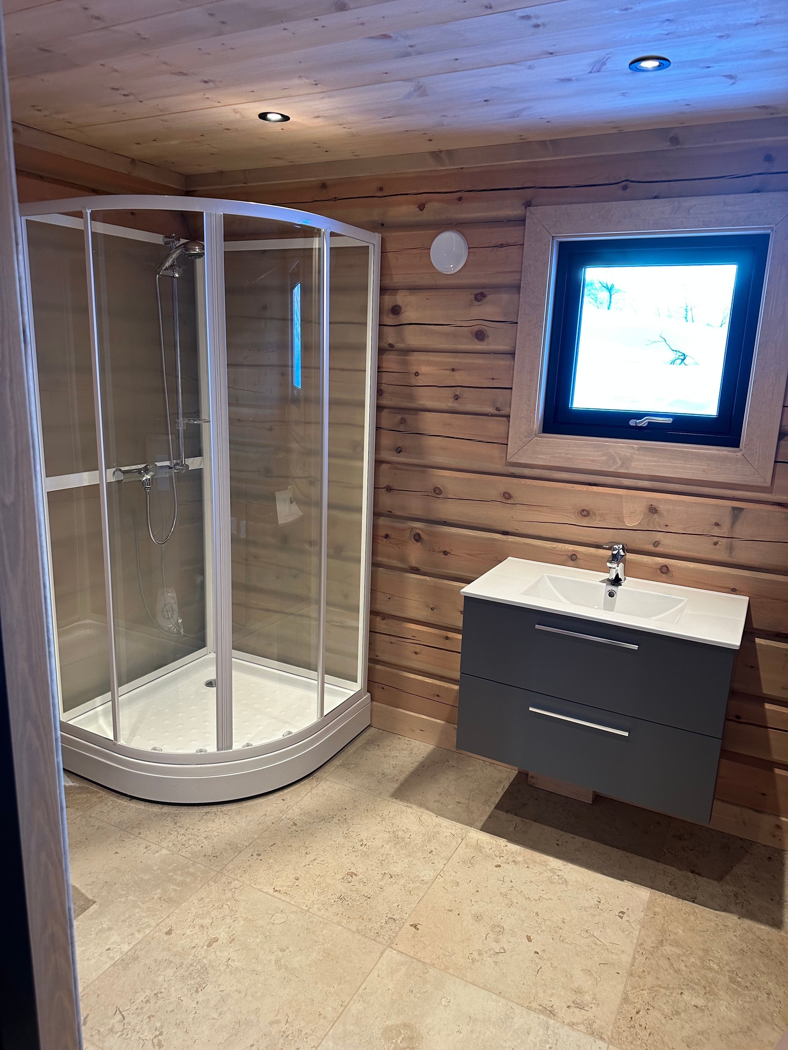 Foto fra tilsvarende hytte som er ferdigstilt Galleribilde