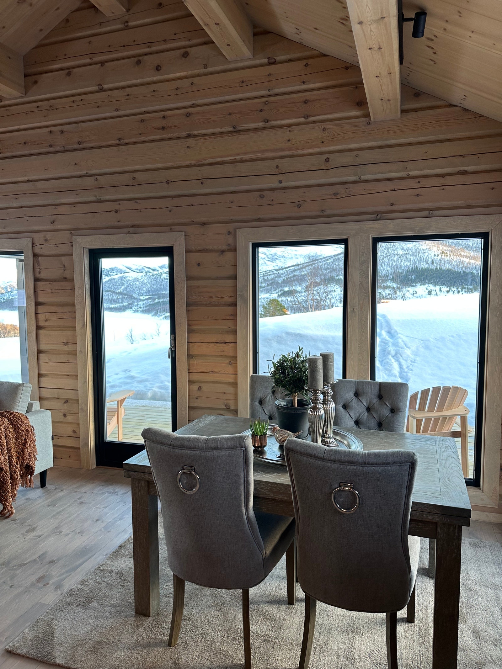 Foto fra tilsvarende hytte som er ferdigstilt Galleribilde