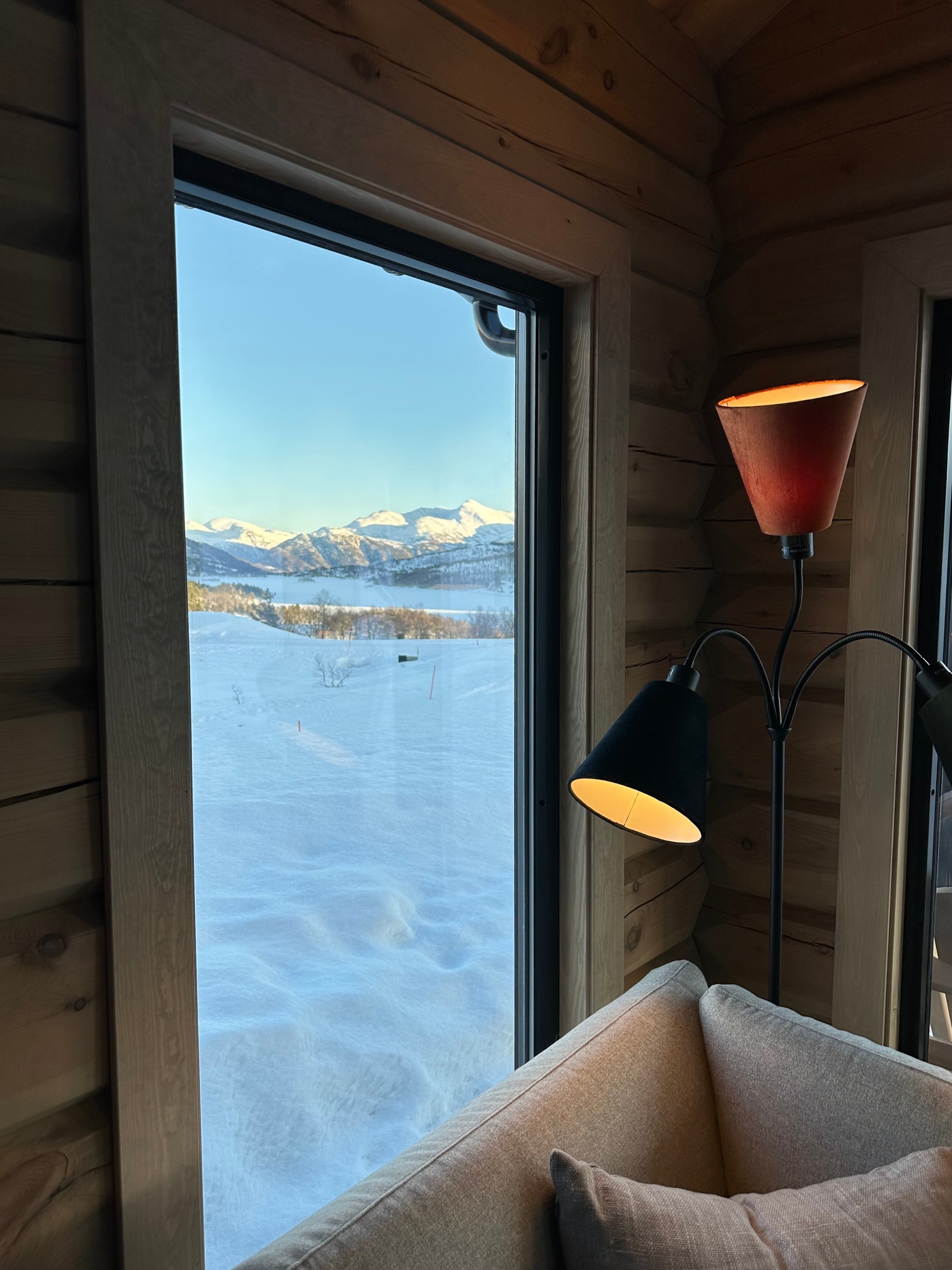 Foto fra tilsvarende hytte som er ferdigstilt Galleribilde