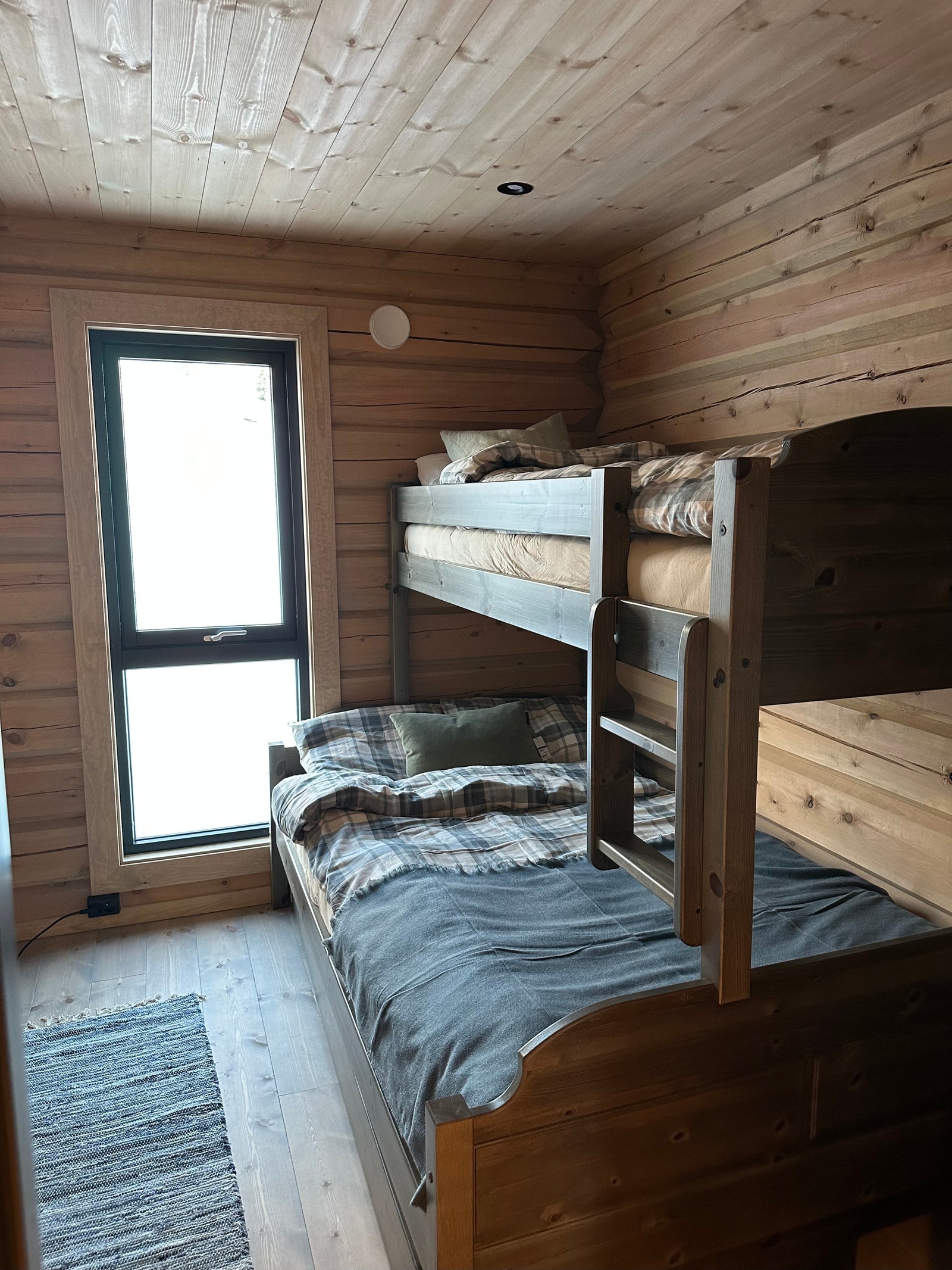 Foto fra tilsvarende hytte som er ferdigstilt Galleribilde