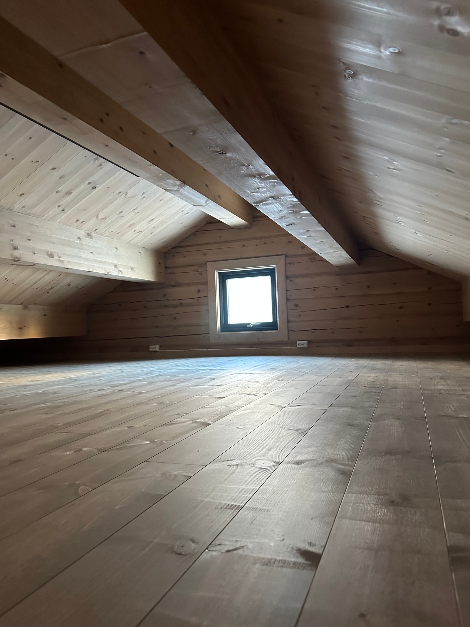 Foto fra tilsvarende hytte som er ferdigstilt Galleribilde